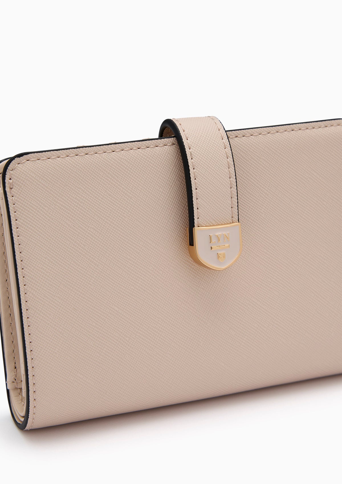 Re-Edit Daisy Autumn Semi Wallet- Light Beige