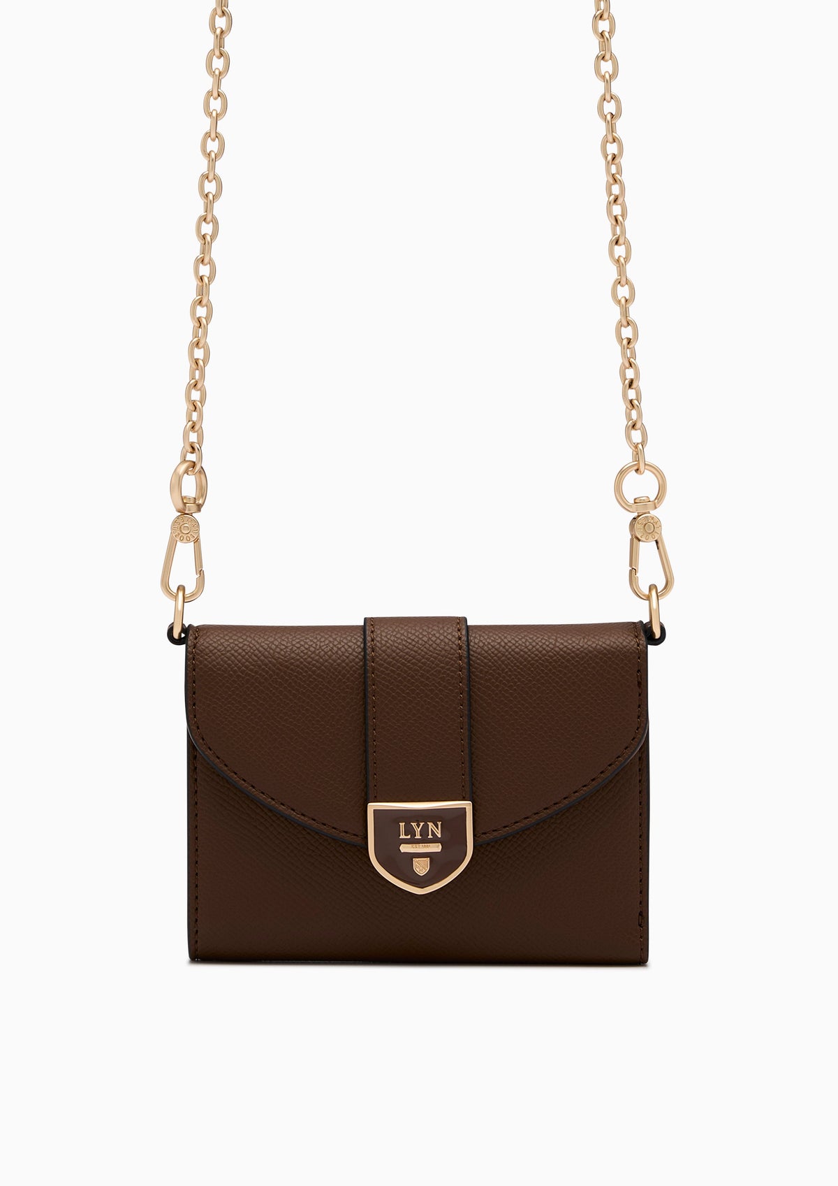 Re-Edit Daisy Short Wallet- Dark Brown