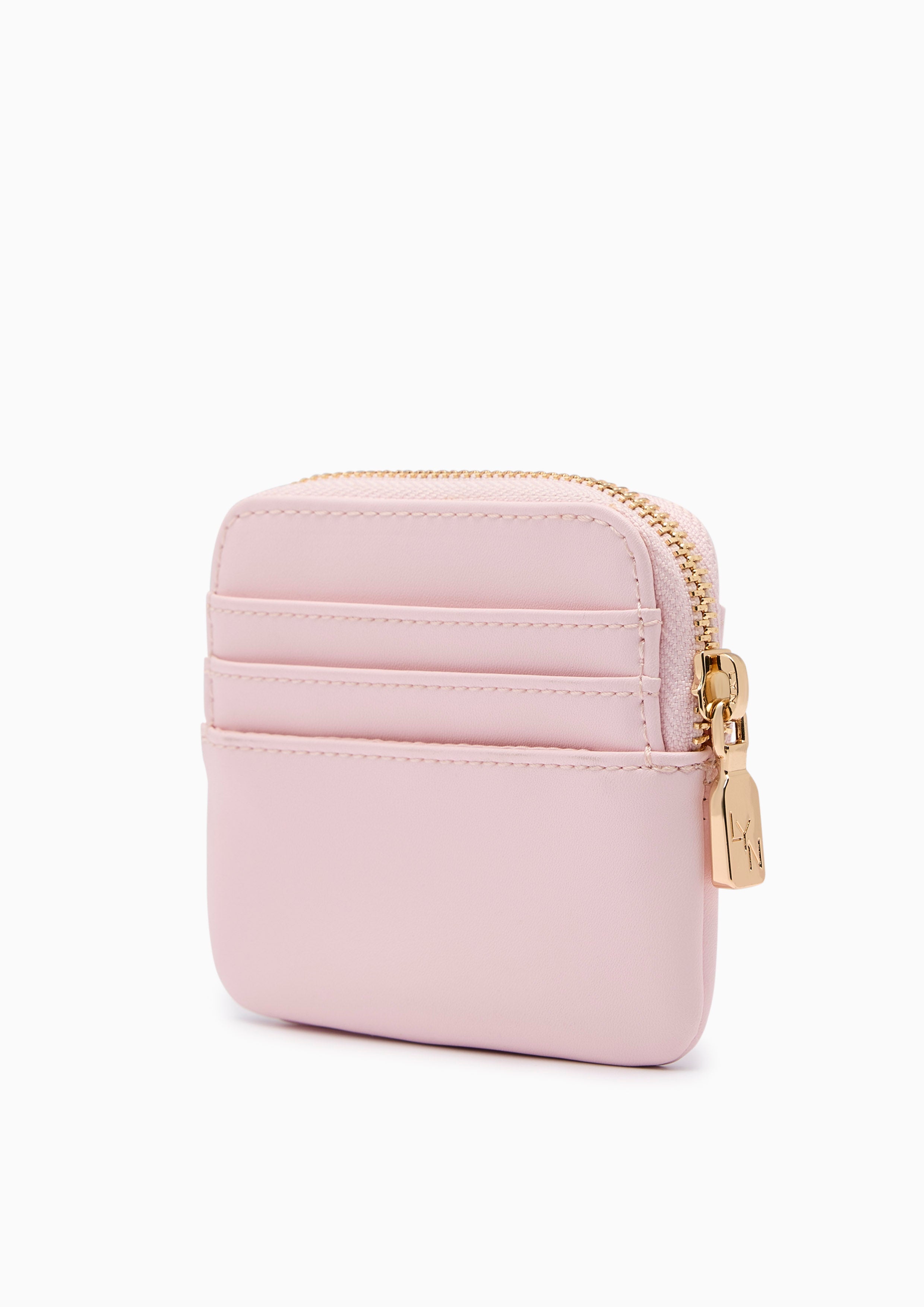 Wimsy Coin Zip Short Wallet - Light Pink