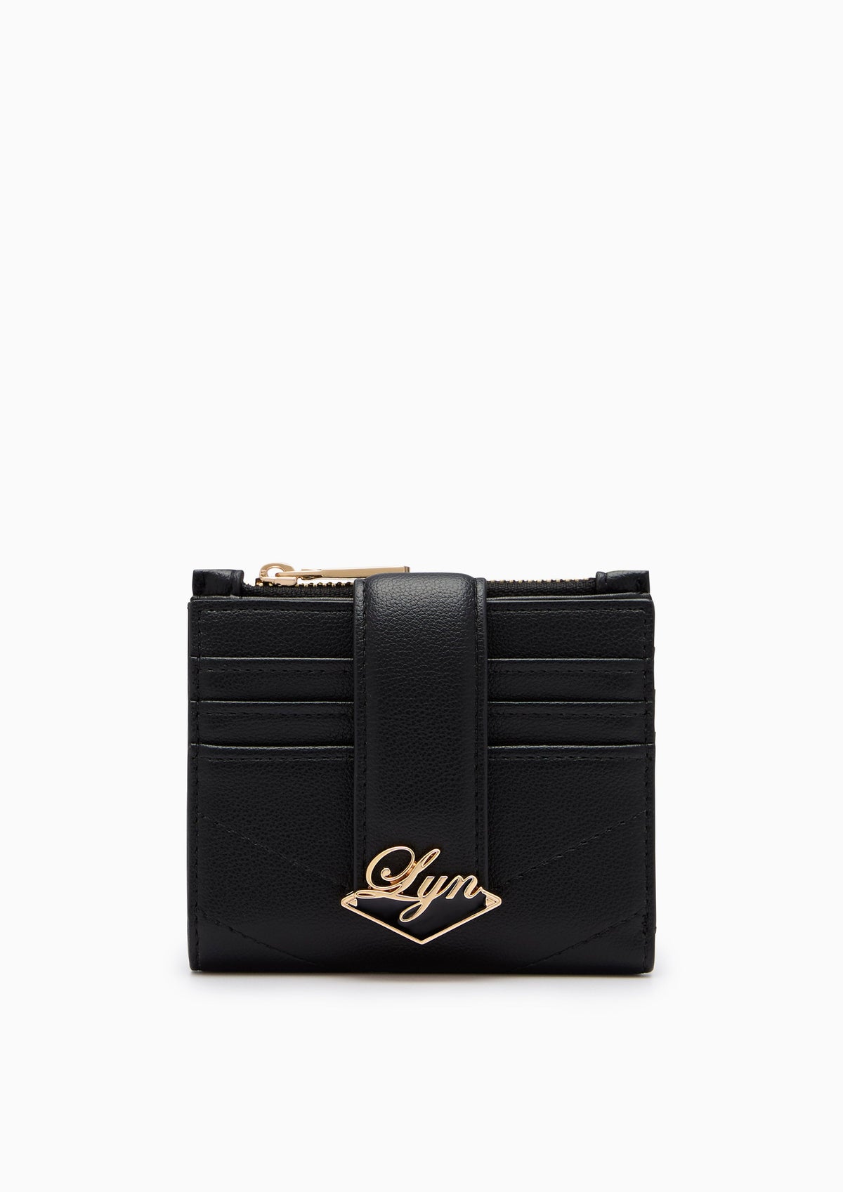 Sadie Short Card Pocket Wallet - Black