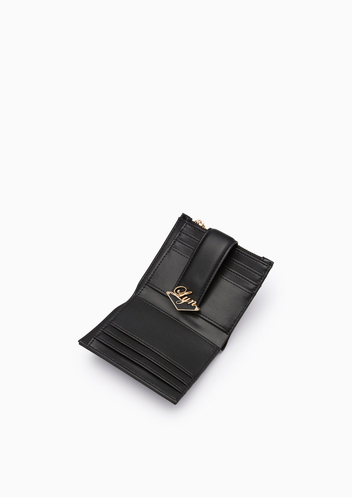 Sadie Short Card Pocket Wallet - Black
