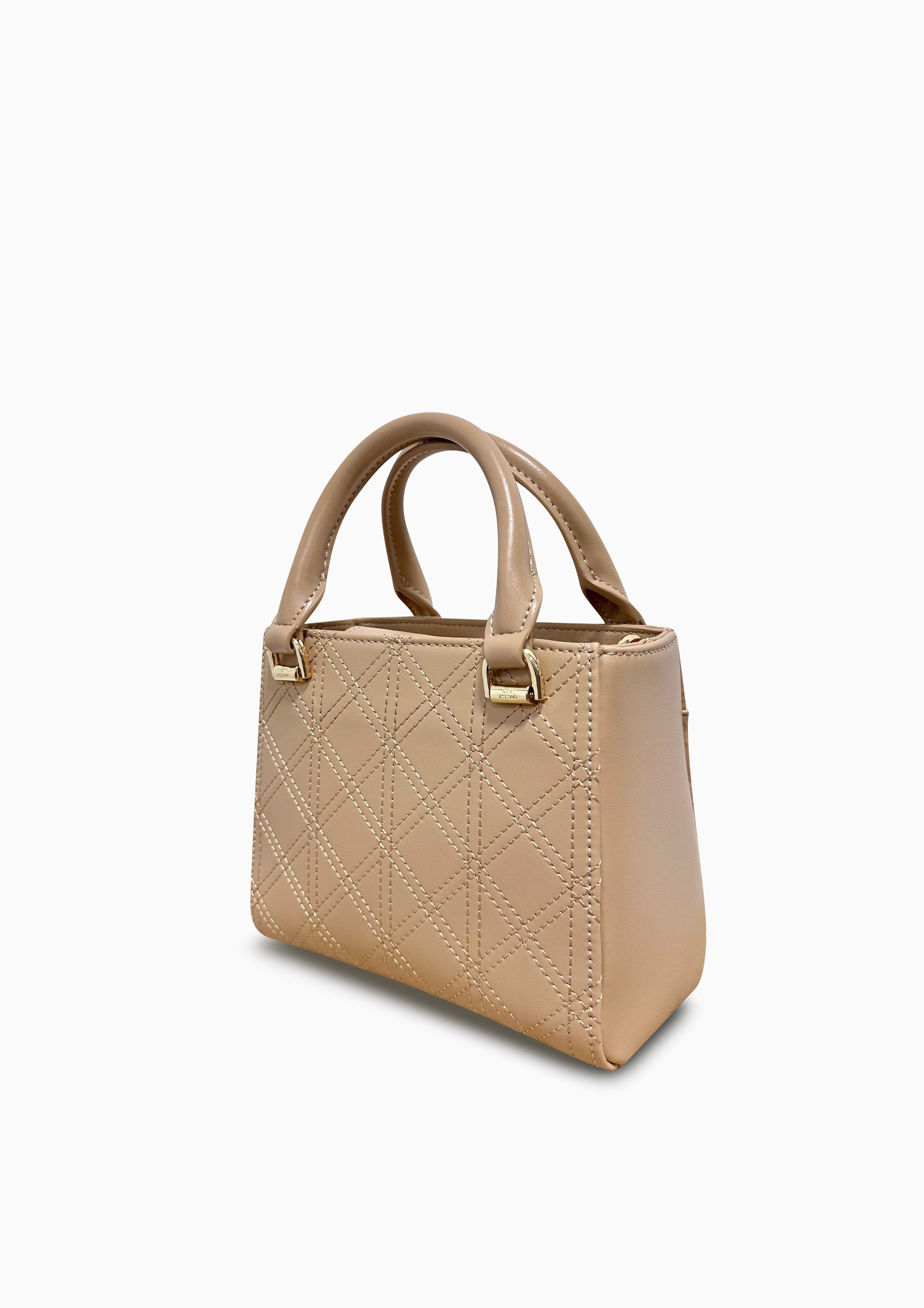 Sydney Mini Top Handle Handbag - Beige