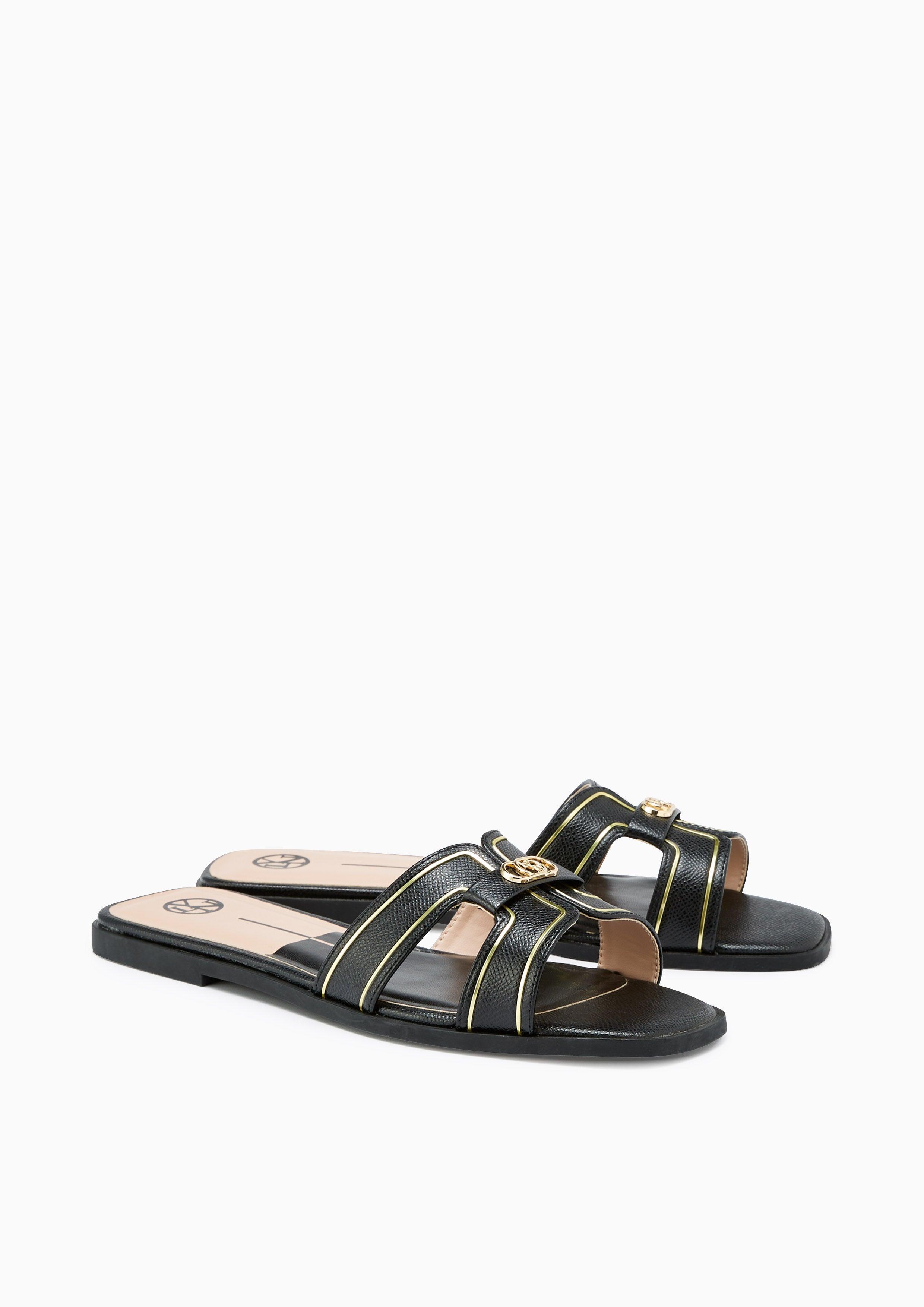 Hey Flats And Sandals - Black