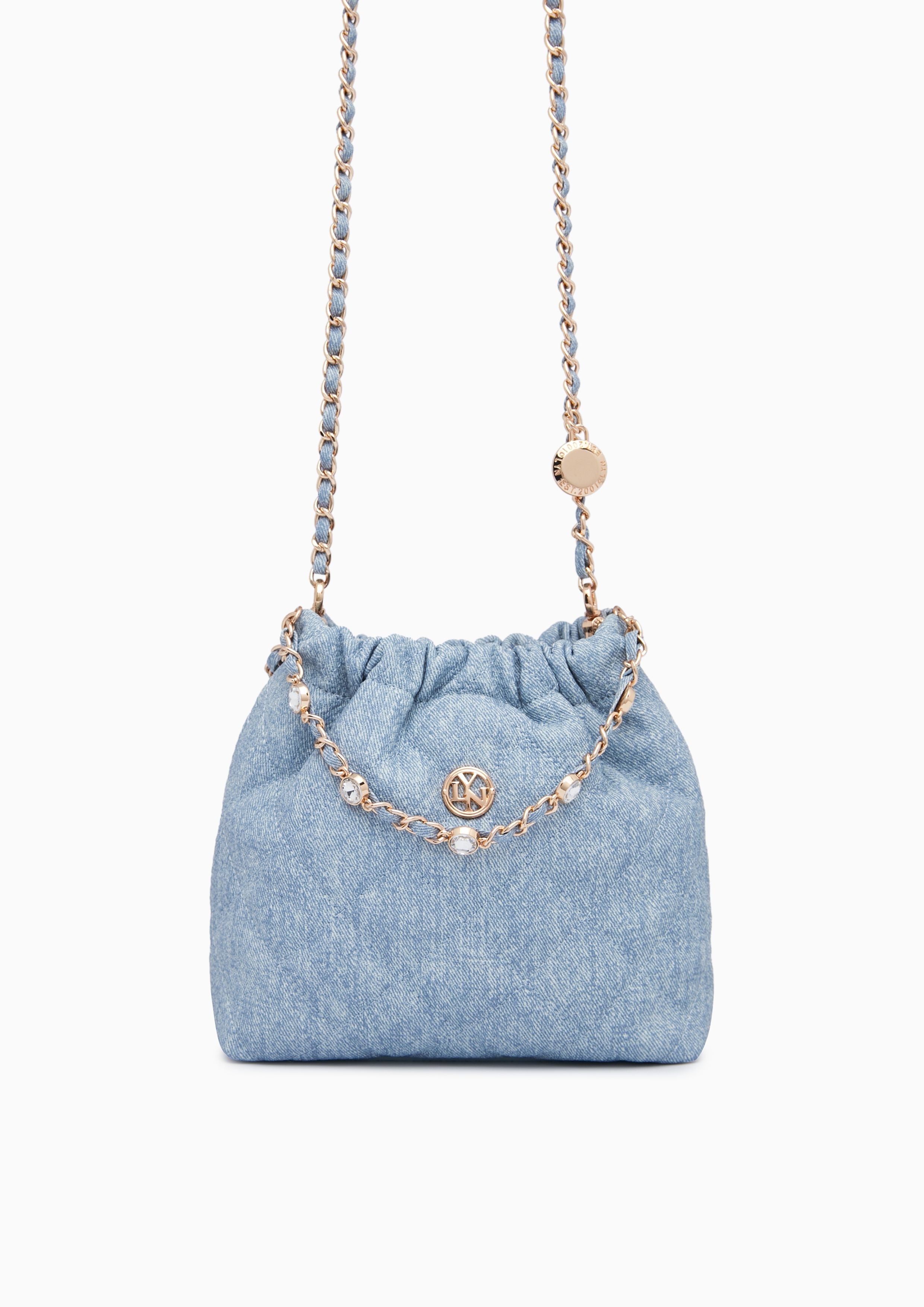 FONTIA MINI DENIM SHOULDER BAGS - LYN VN