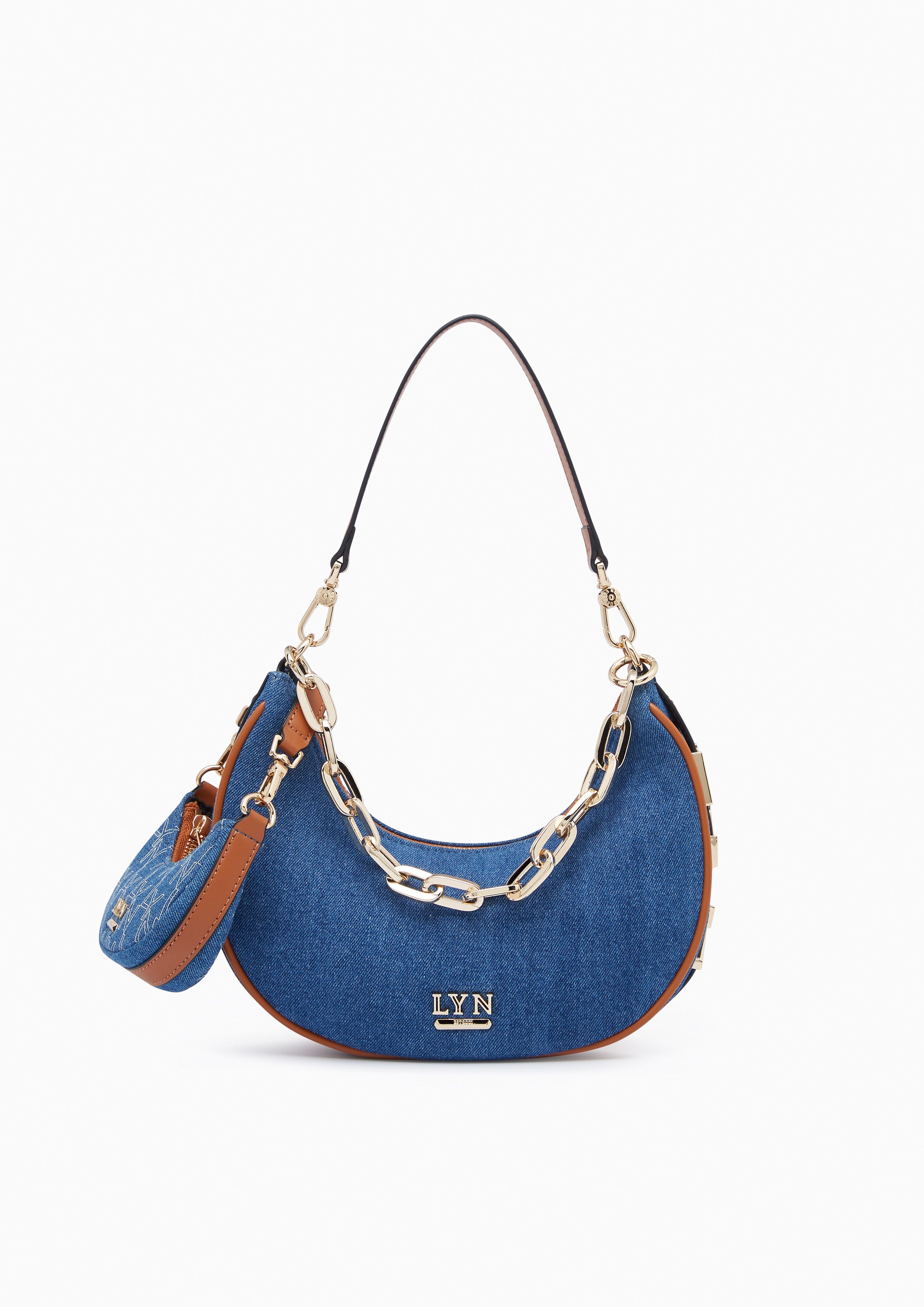 DIVA DENIM SHOULDER BAGS - LYN VN