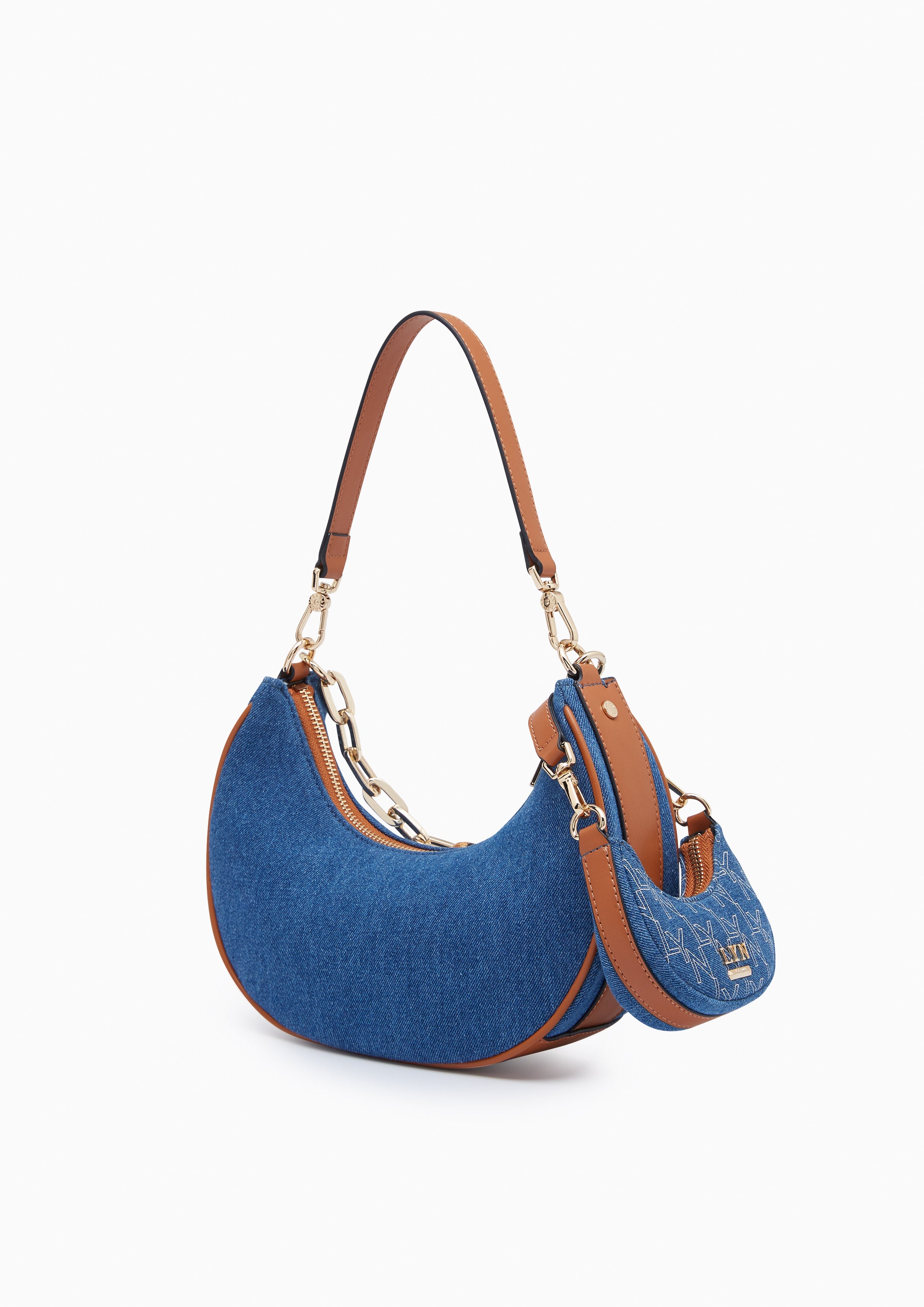 DIVA DENIM SHOULDER BAGS - LYN VN