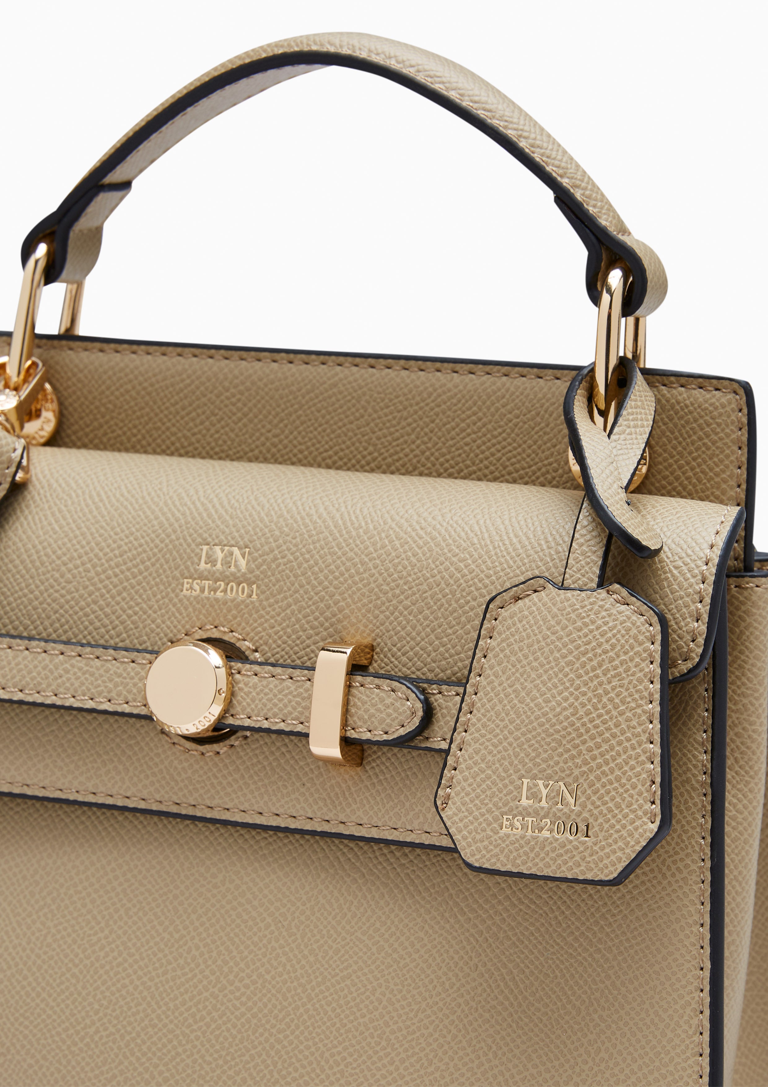 Anderson Top Handle S Handbag - Beige/No Photo