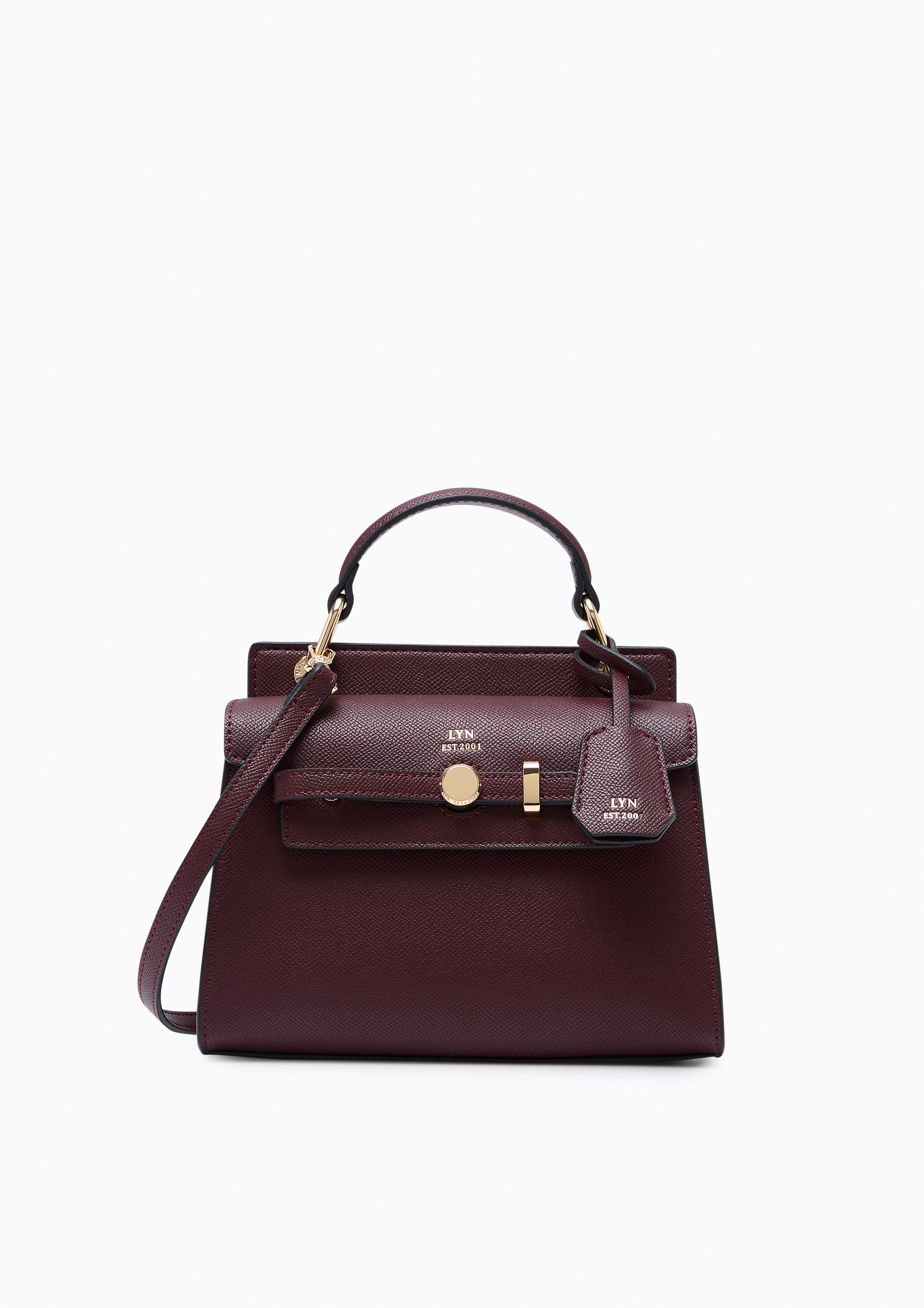 Anderson Top Handle S Handbag - Dark Red
