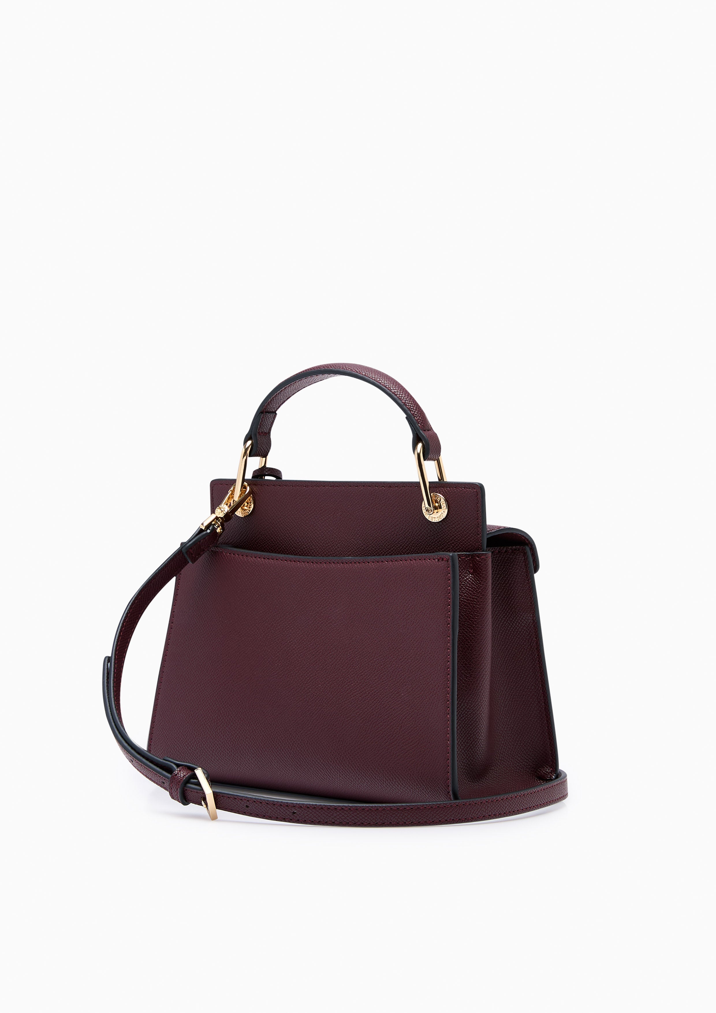 Anderson Top Handle S Handbag - Dark Red