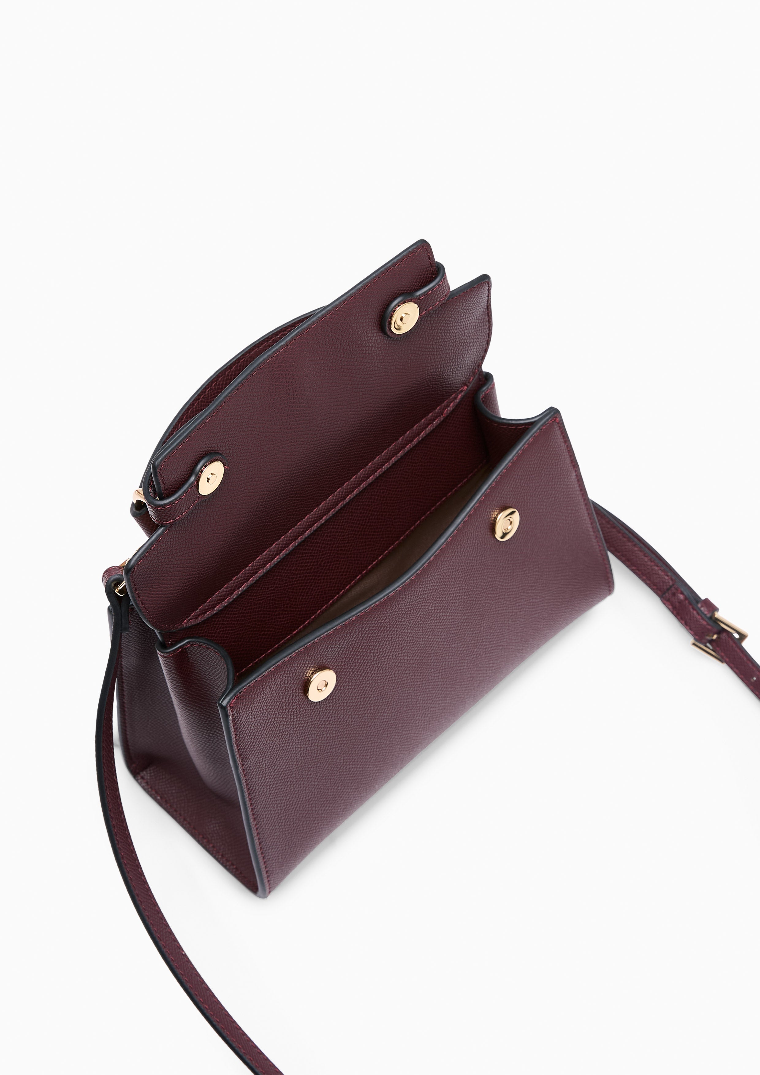 Anderson Top Handle S Handbag - Dark Red