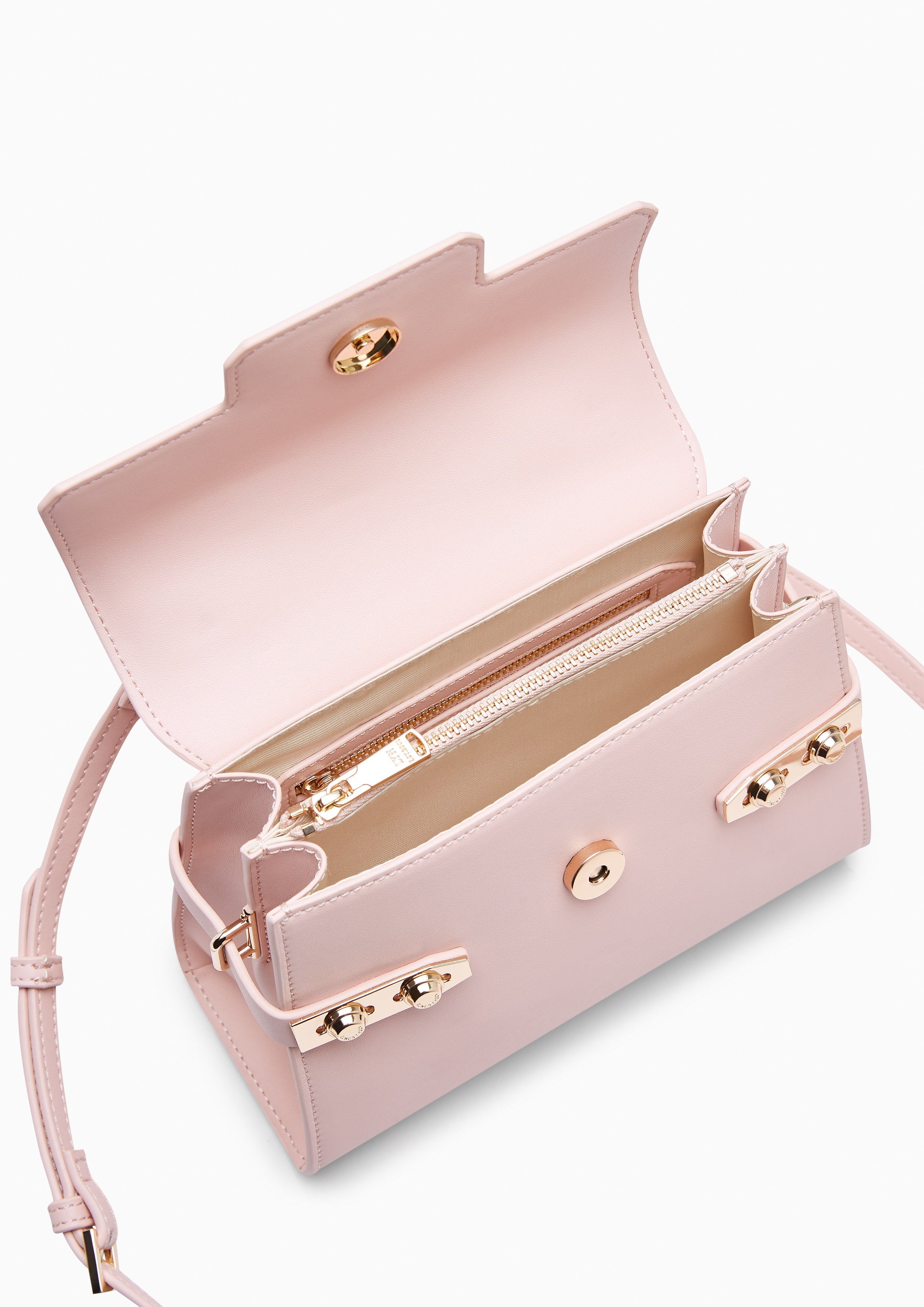 Re-Edit Ray Fineness Flap S Crossbody Bag - Light Pink