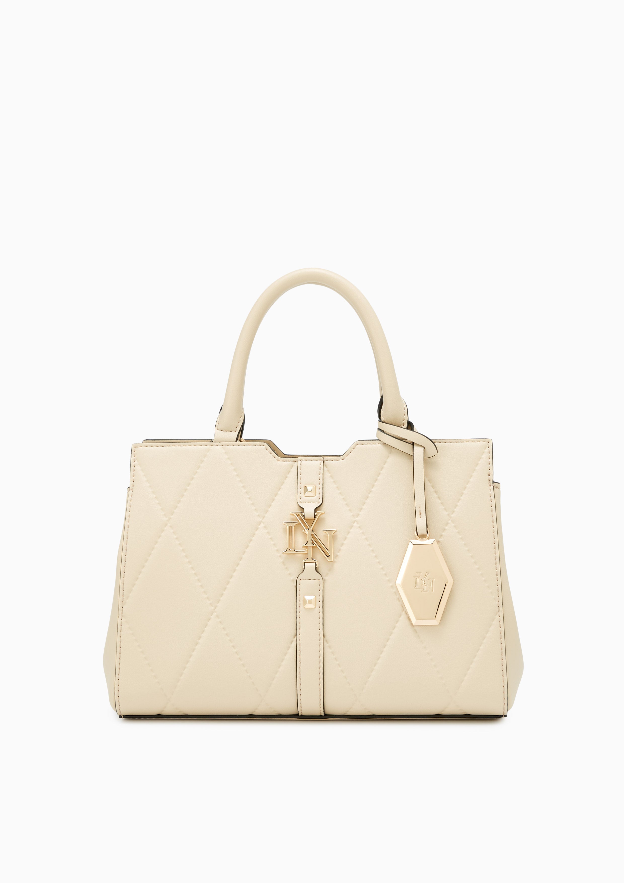 Galactiga Quilt M Handbag - Beige