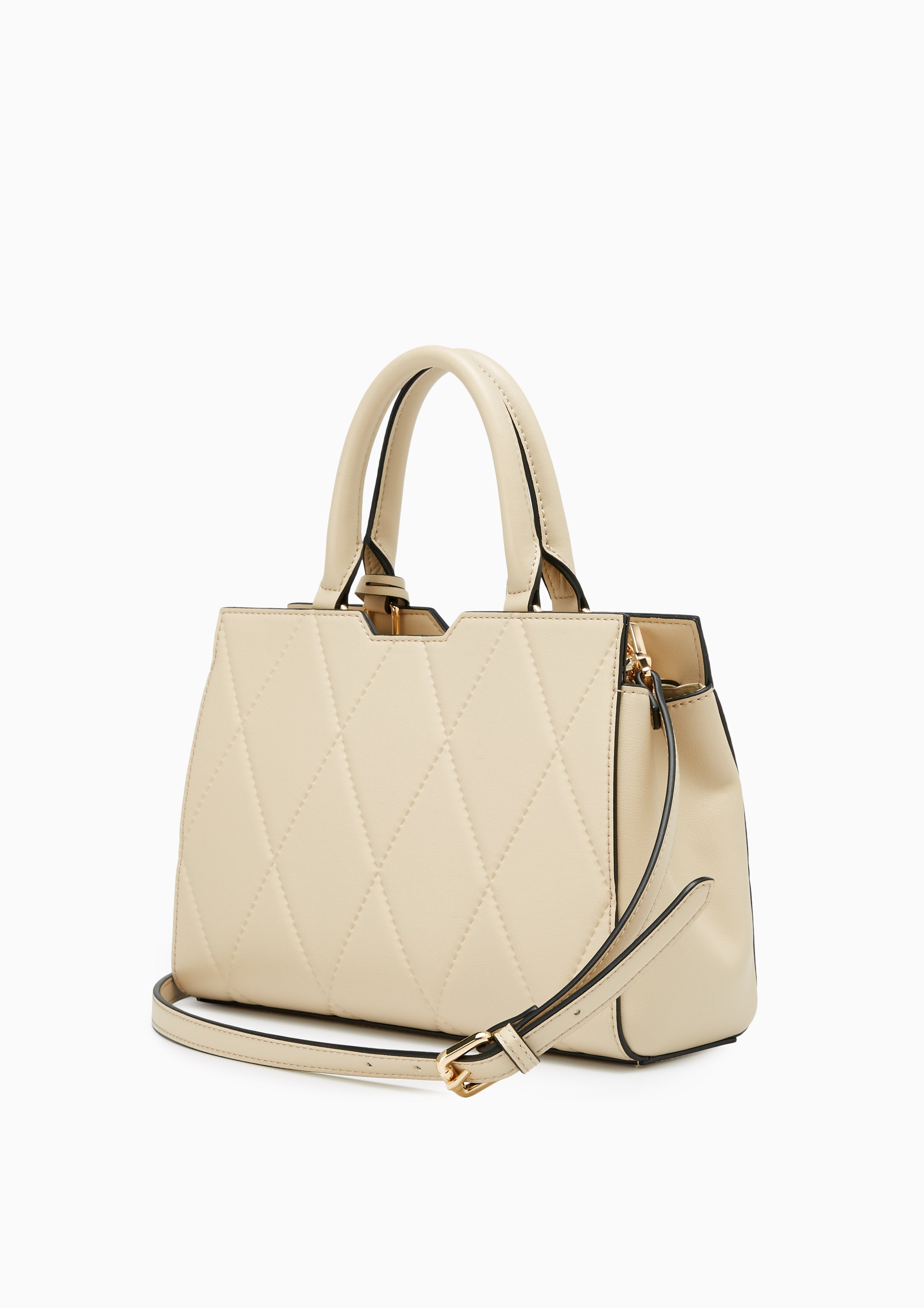 Galactiga Quilt M Handbag - Beige