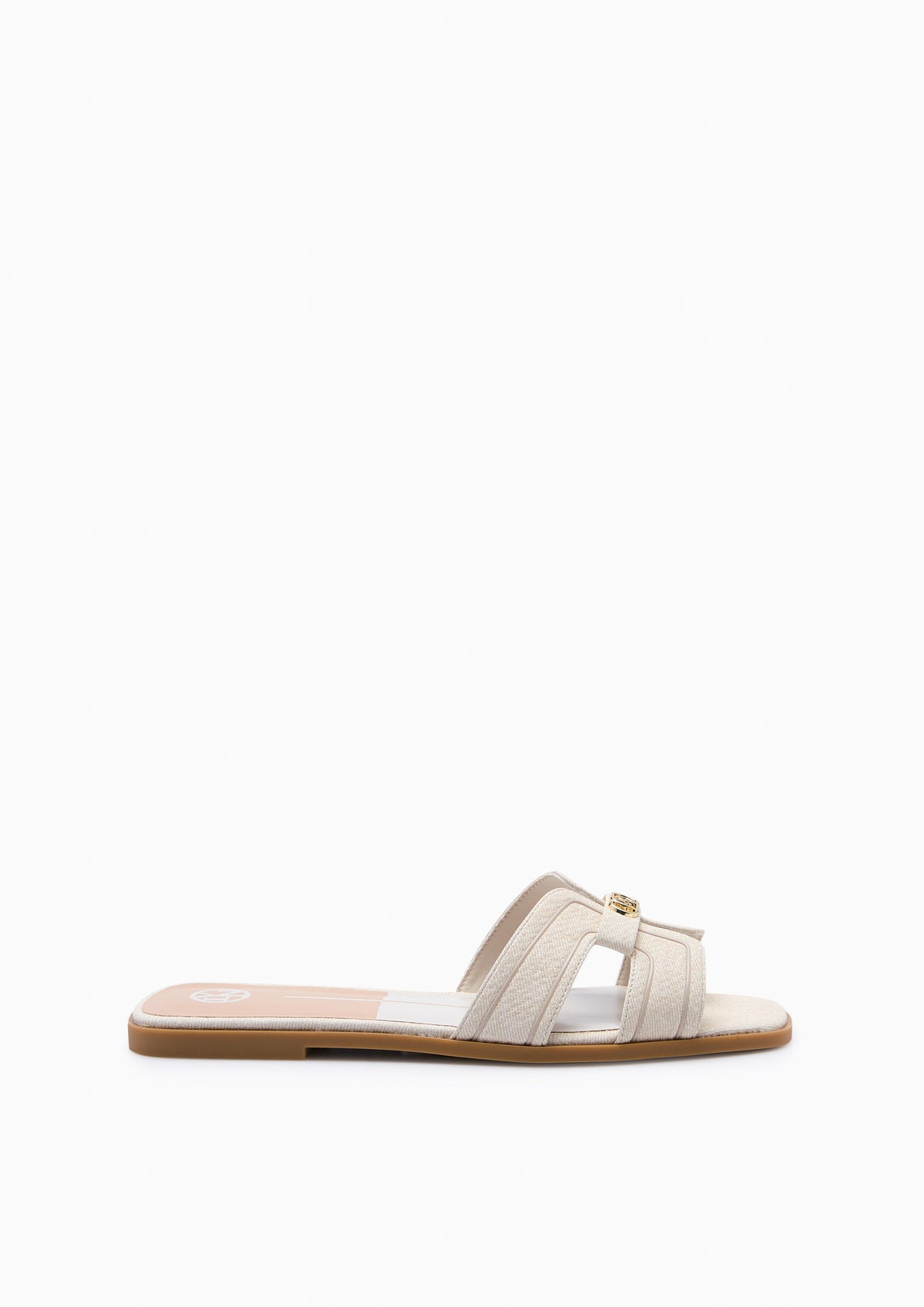 Hey Denim Flats and Sandals - Biege Variation 2