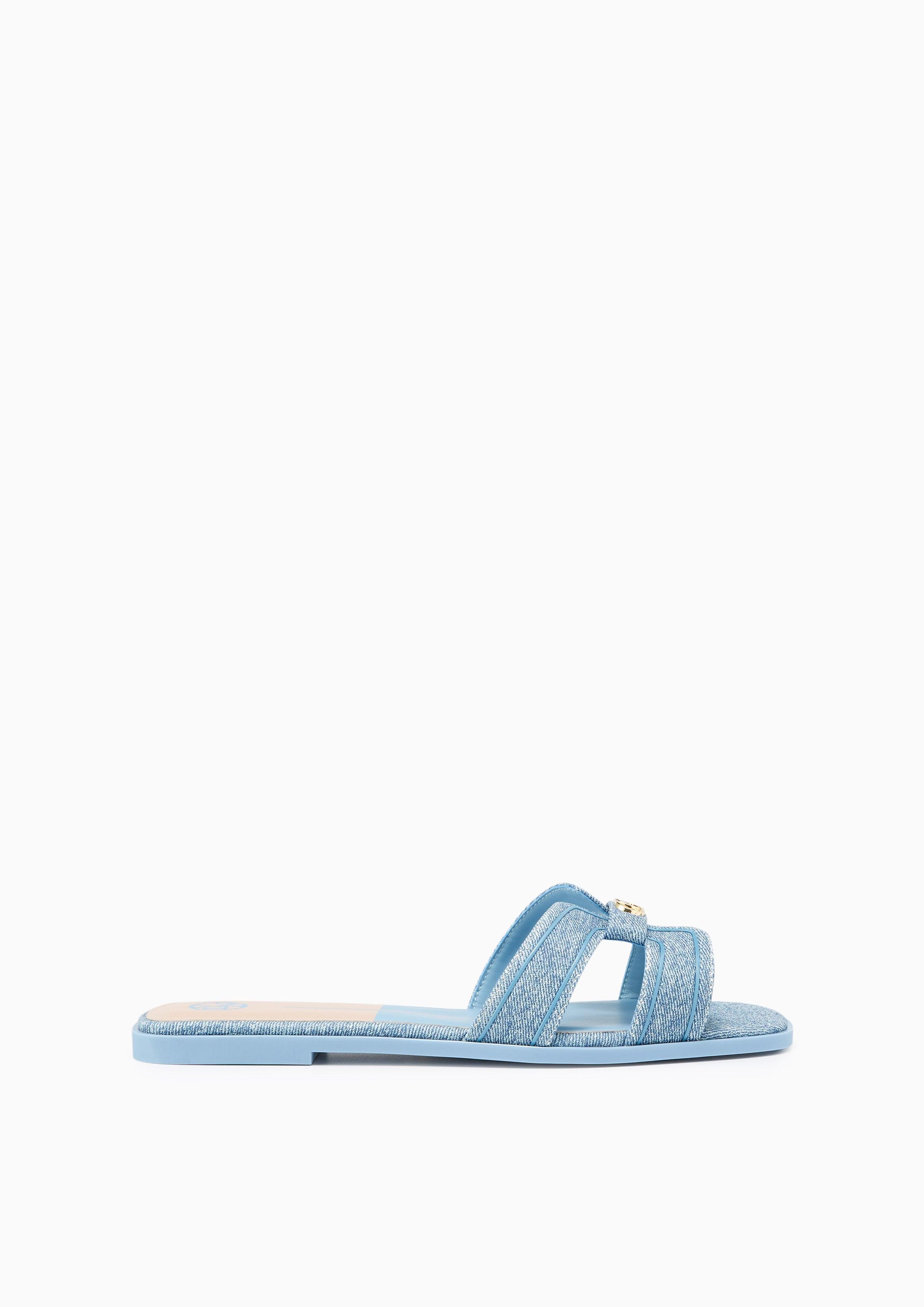 Hey Denim Flats And Sandals - Blue