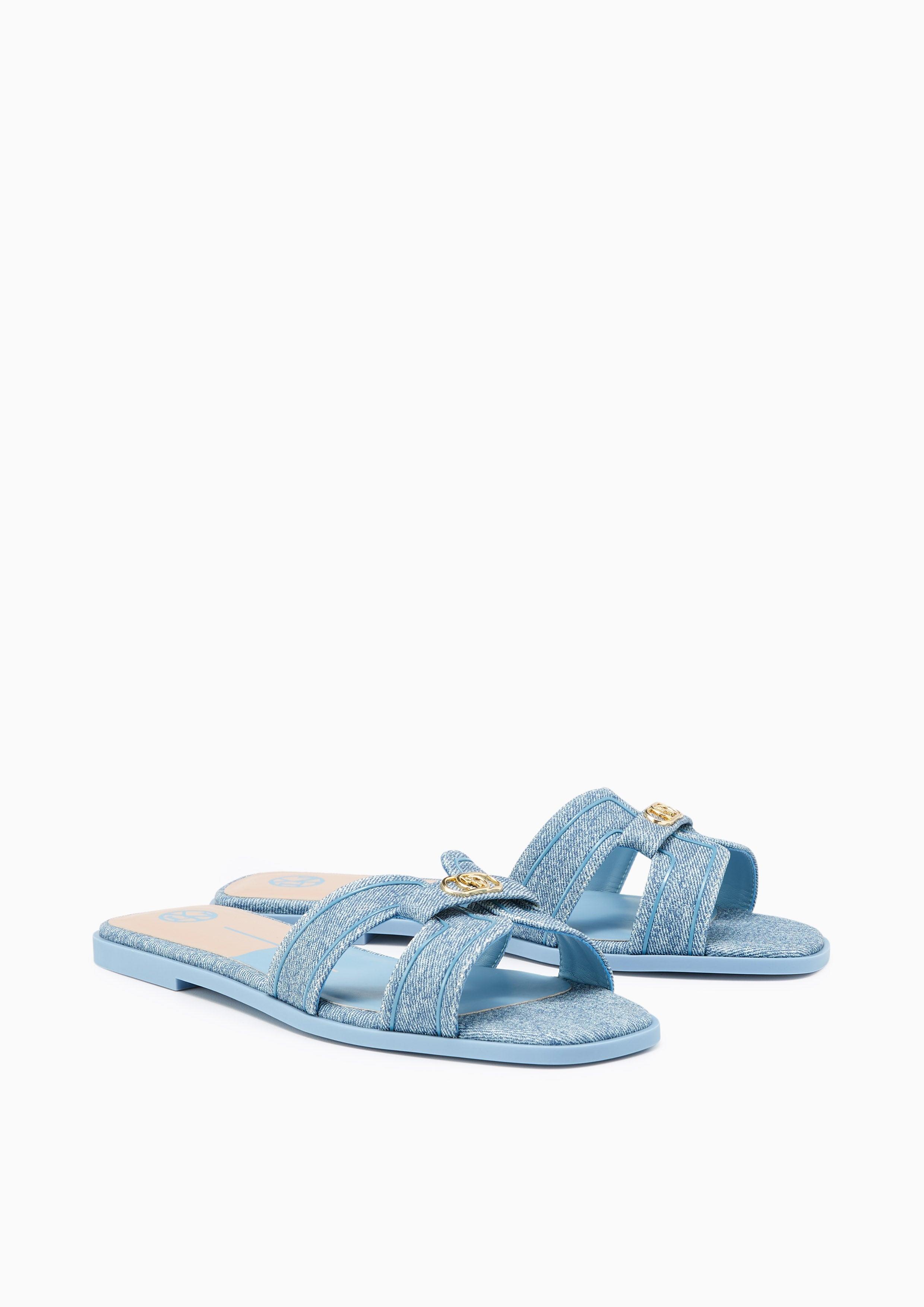 Hey Denim Flats And Sandals - Blue