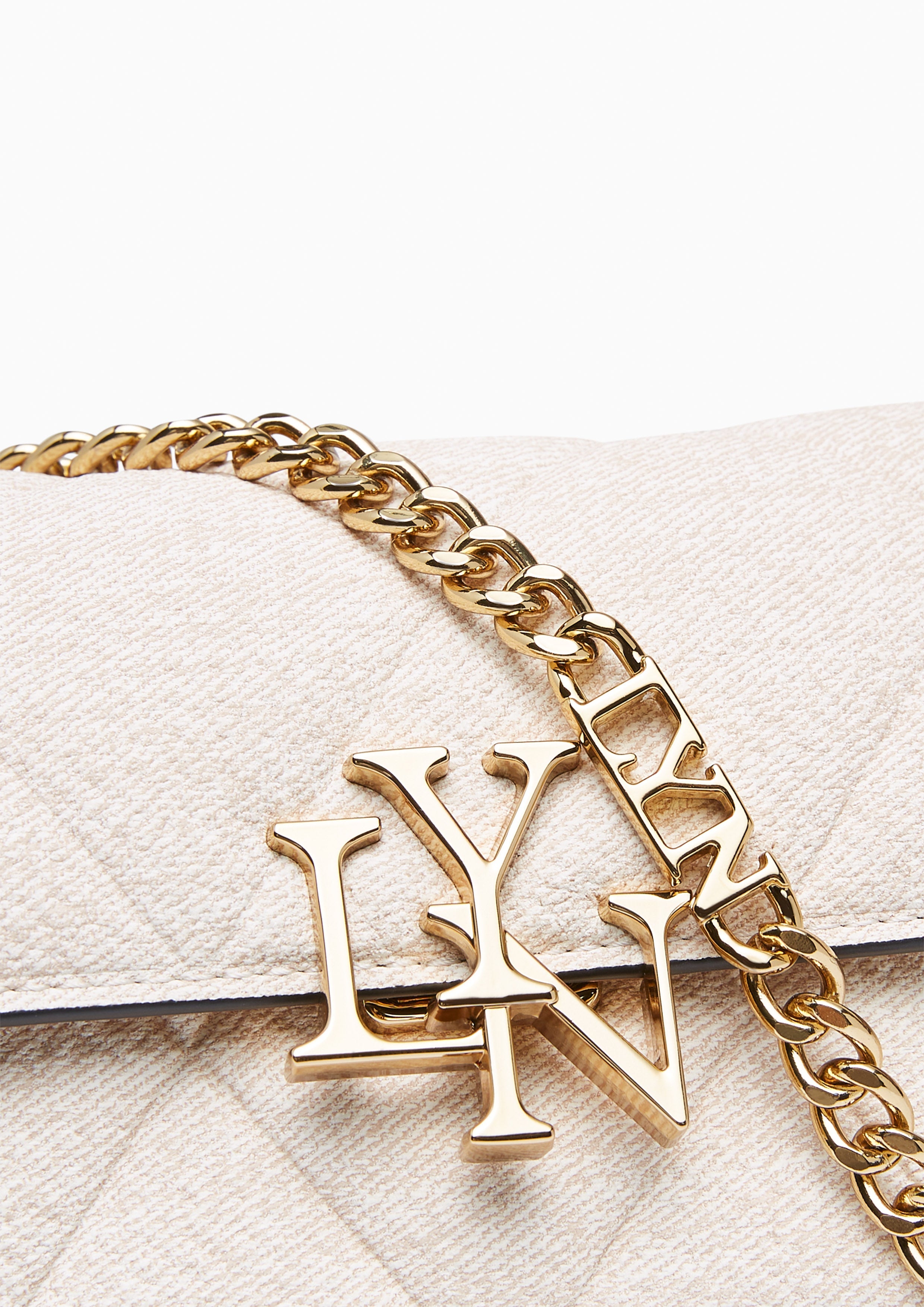 Rexha Flap Phone Wallet On Chain - Light Beige