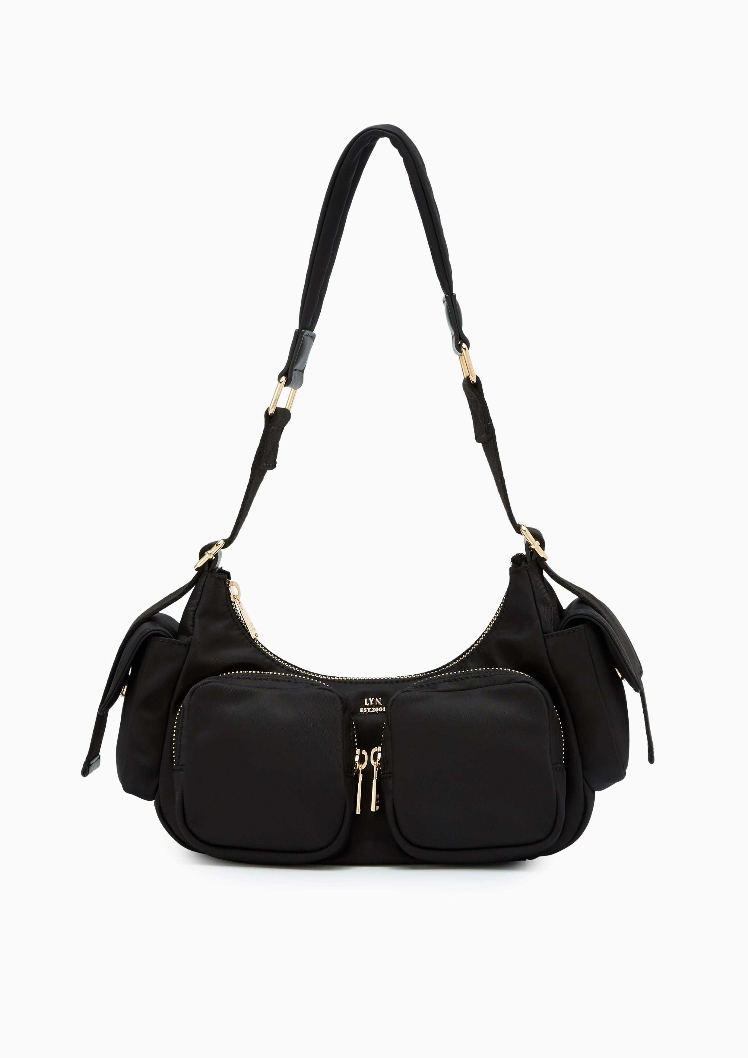 Plantis Shoulder Bag - Black