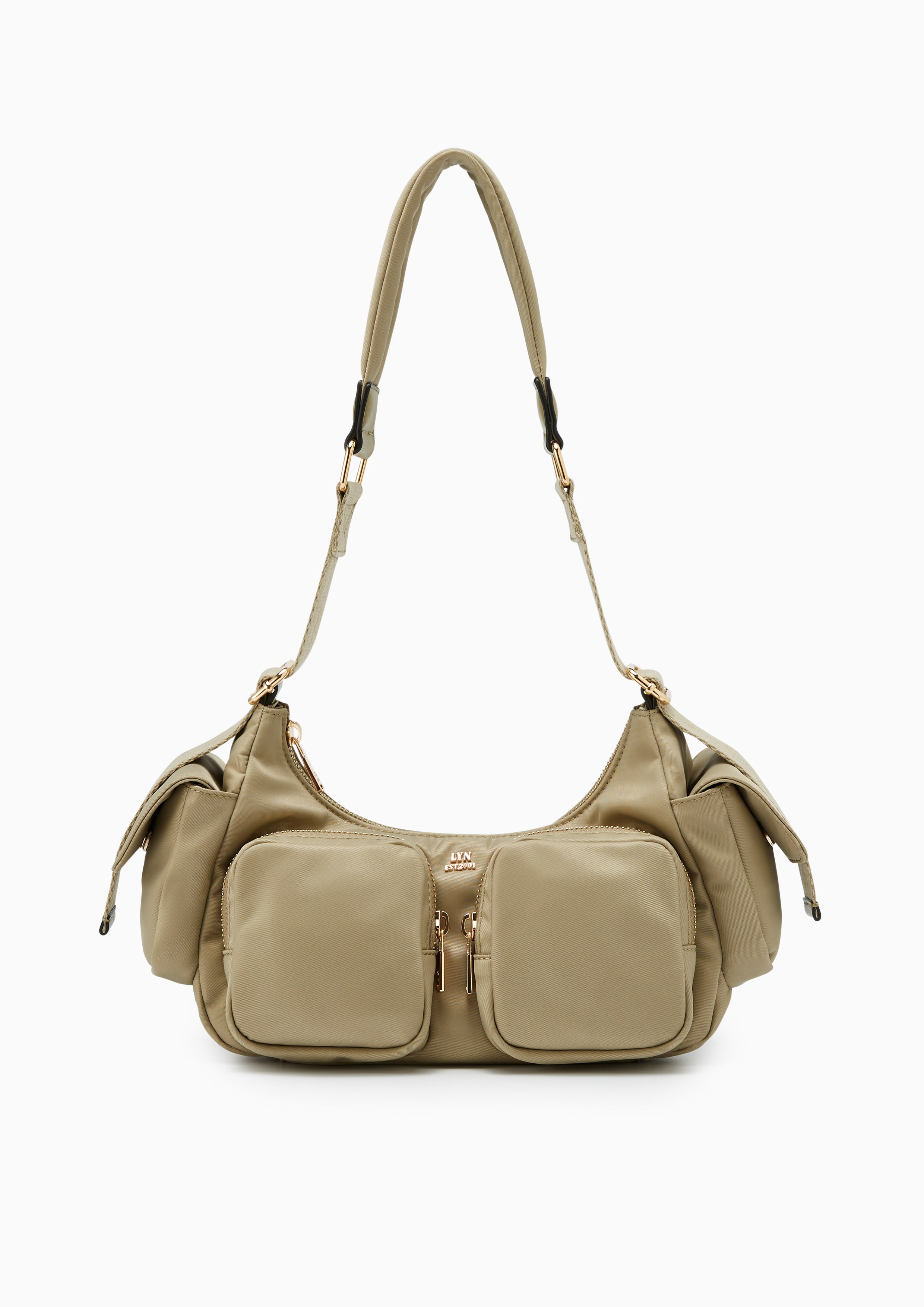 Plantis Shoulder Bag - Taupe