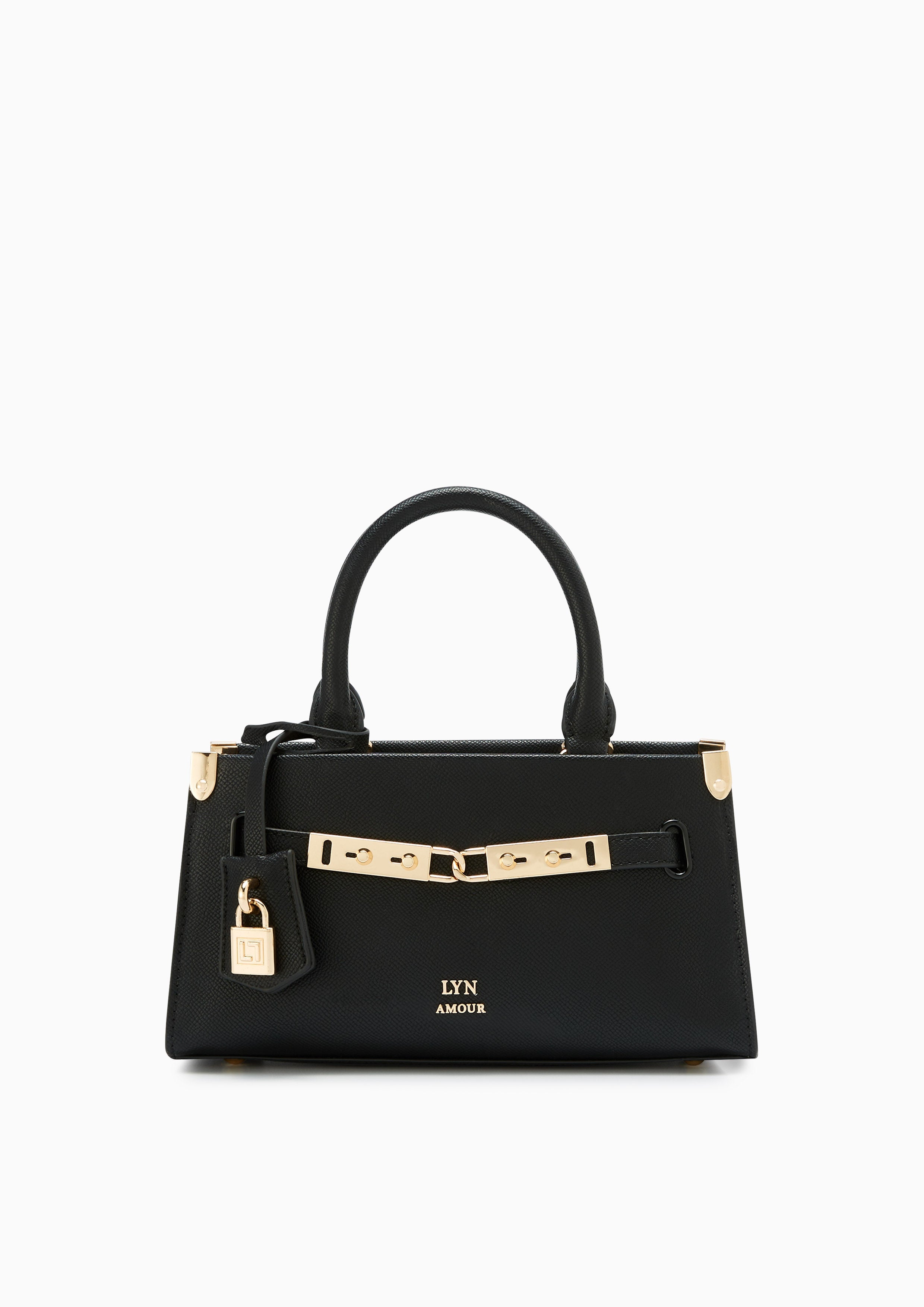 Venus Top Handle S Handbags  - Black