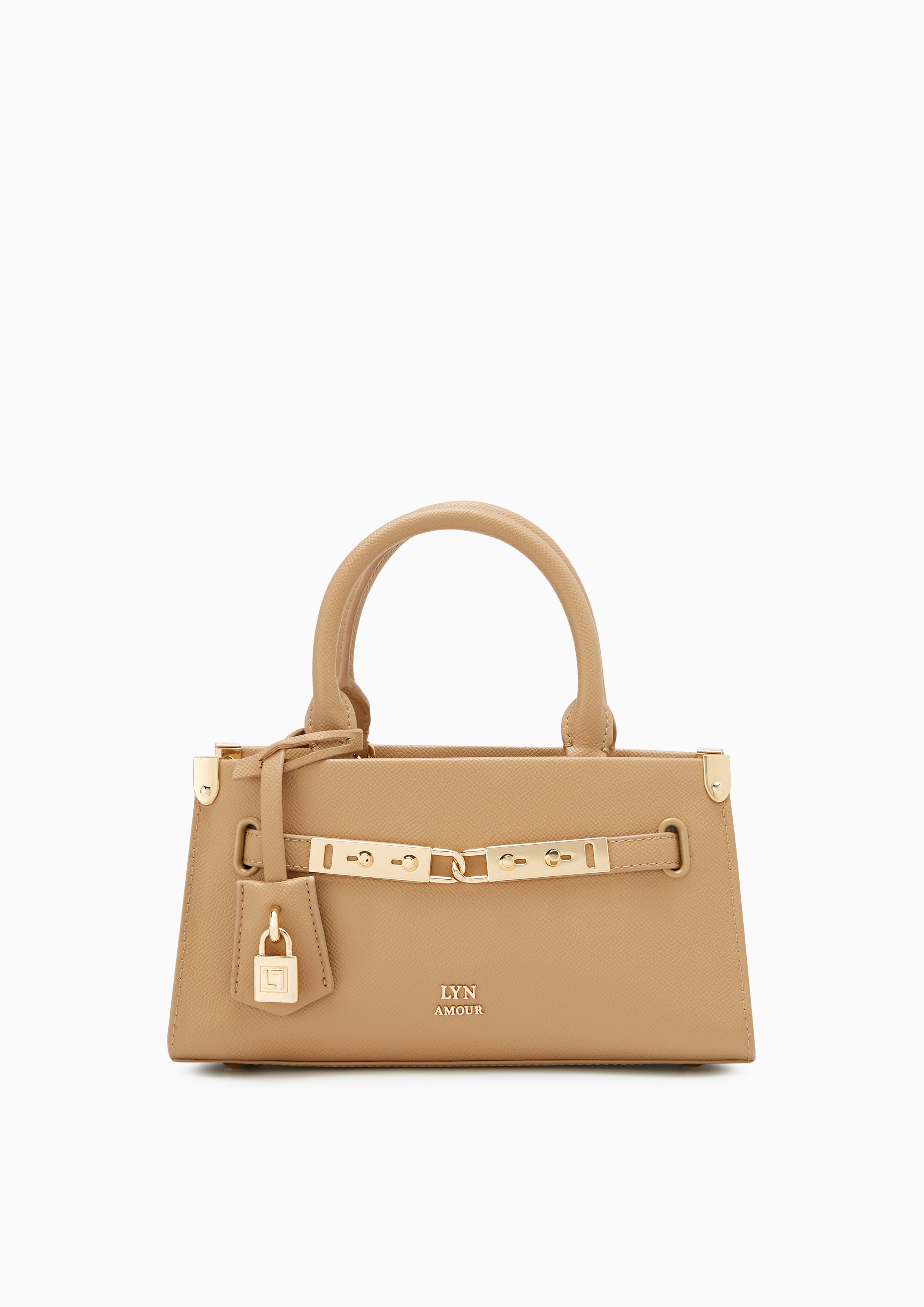 Venus Top Handle S Handbags  - Tan