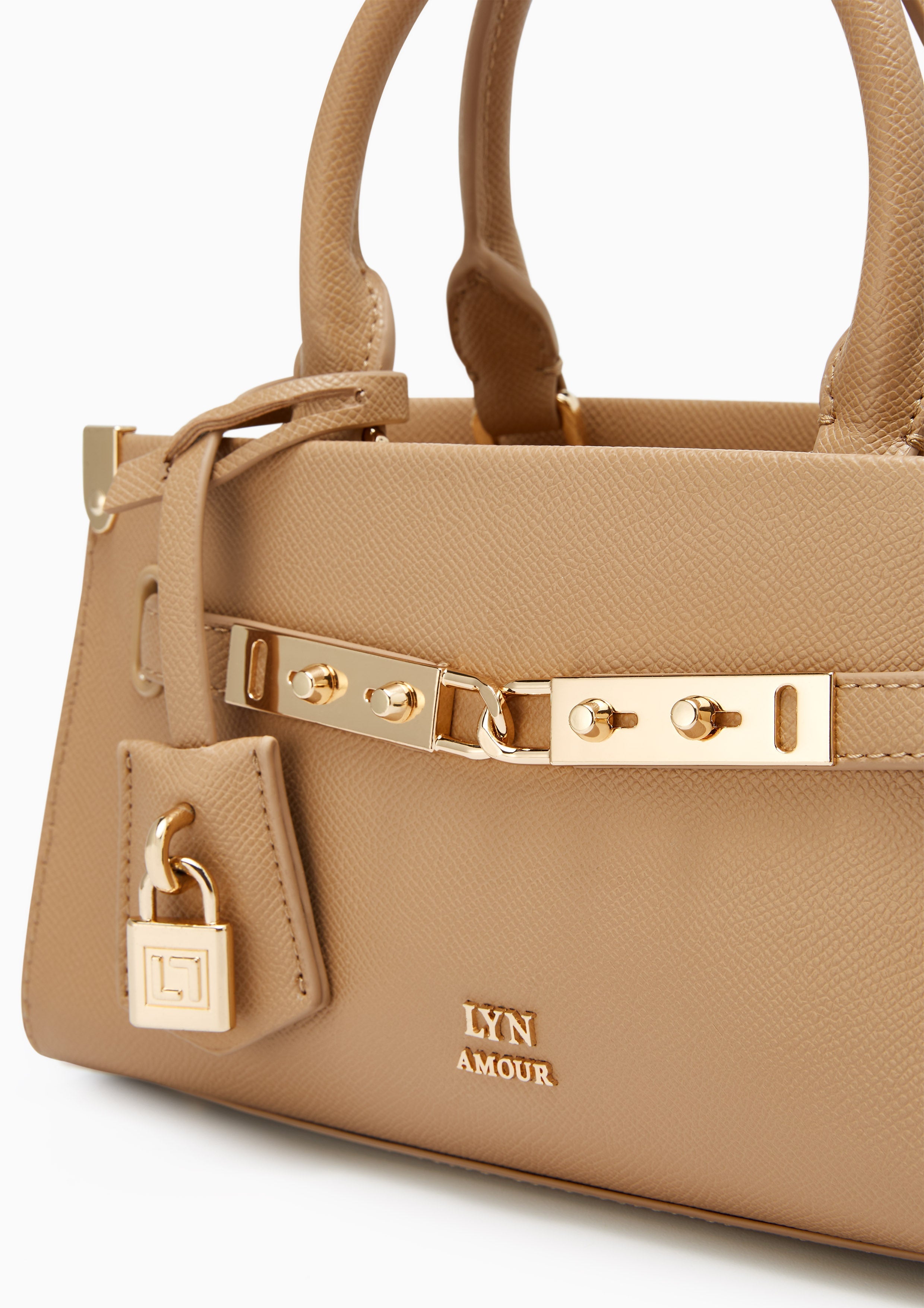 Venus Top Handle S Handbags  - Tan