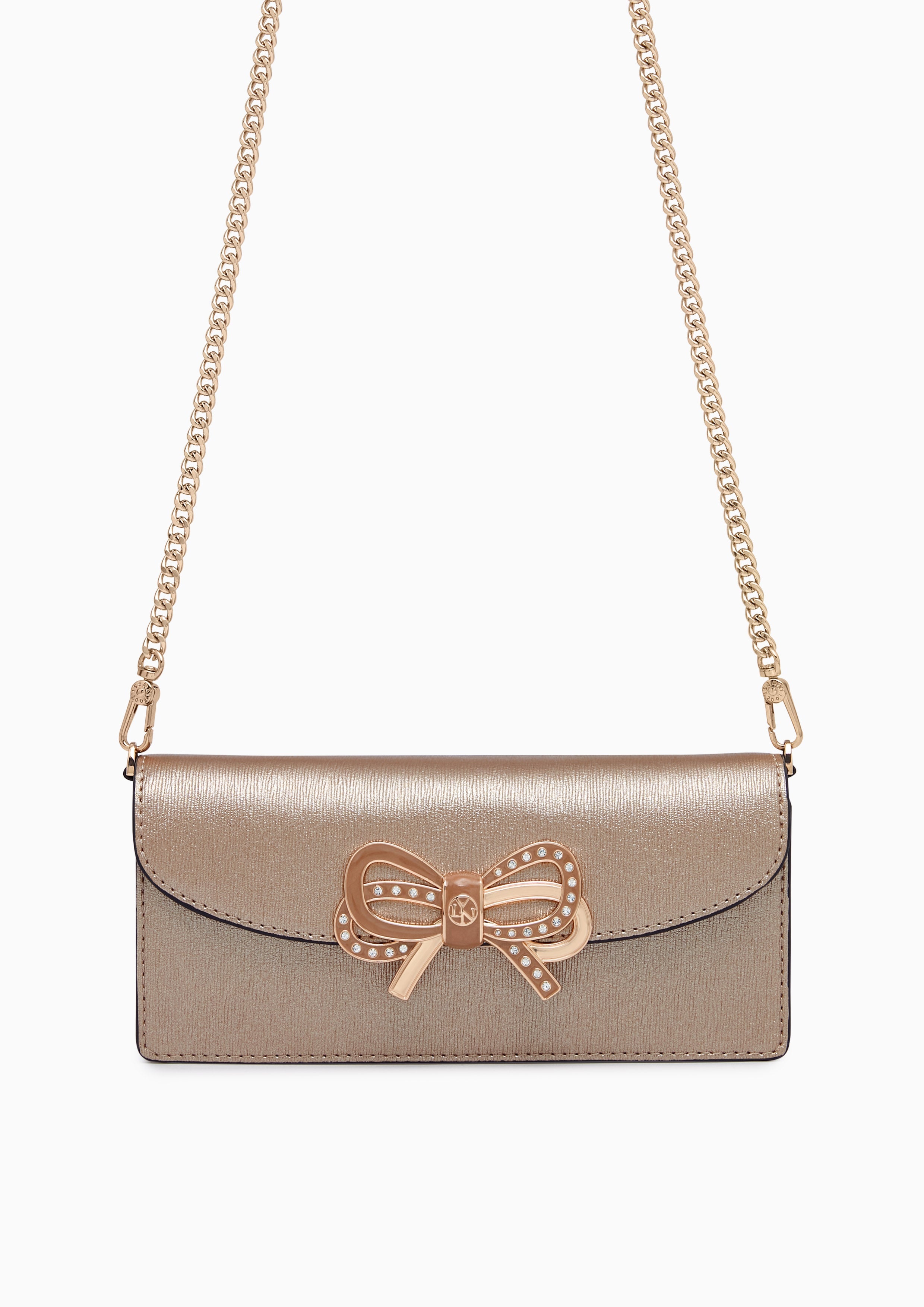 Minnie Clutch S Crossbody Bags - Glitter Beige