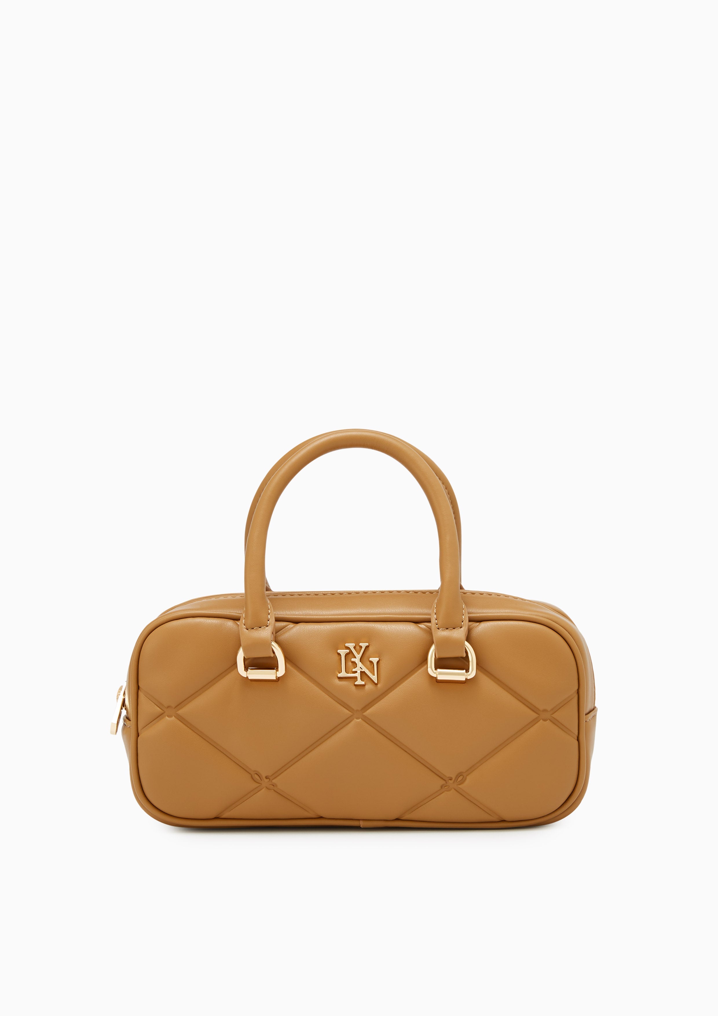 Grace Handle Handbag - Tan