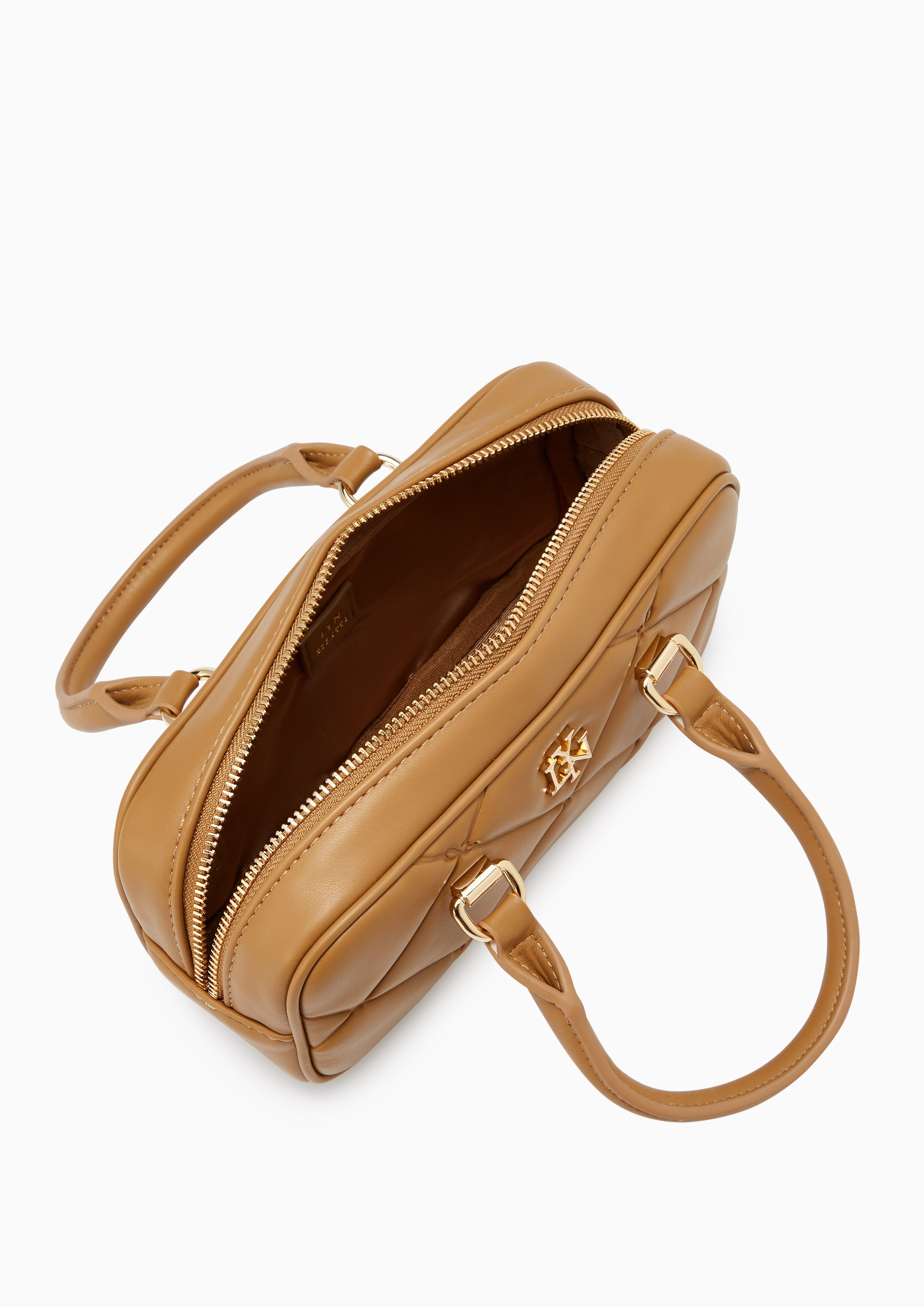 Grace Handle Handbag - Tan