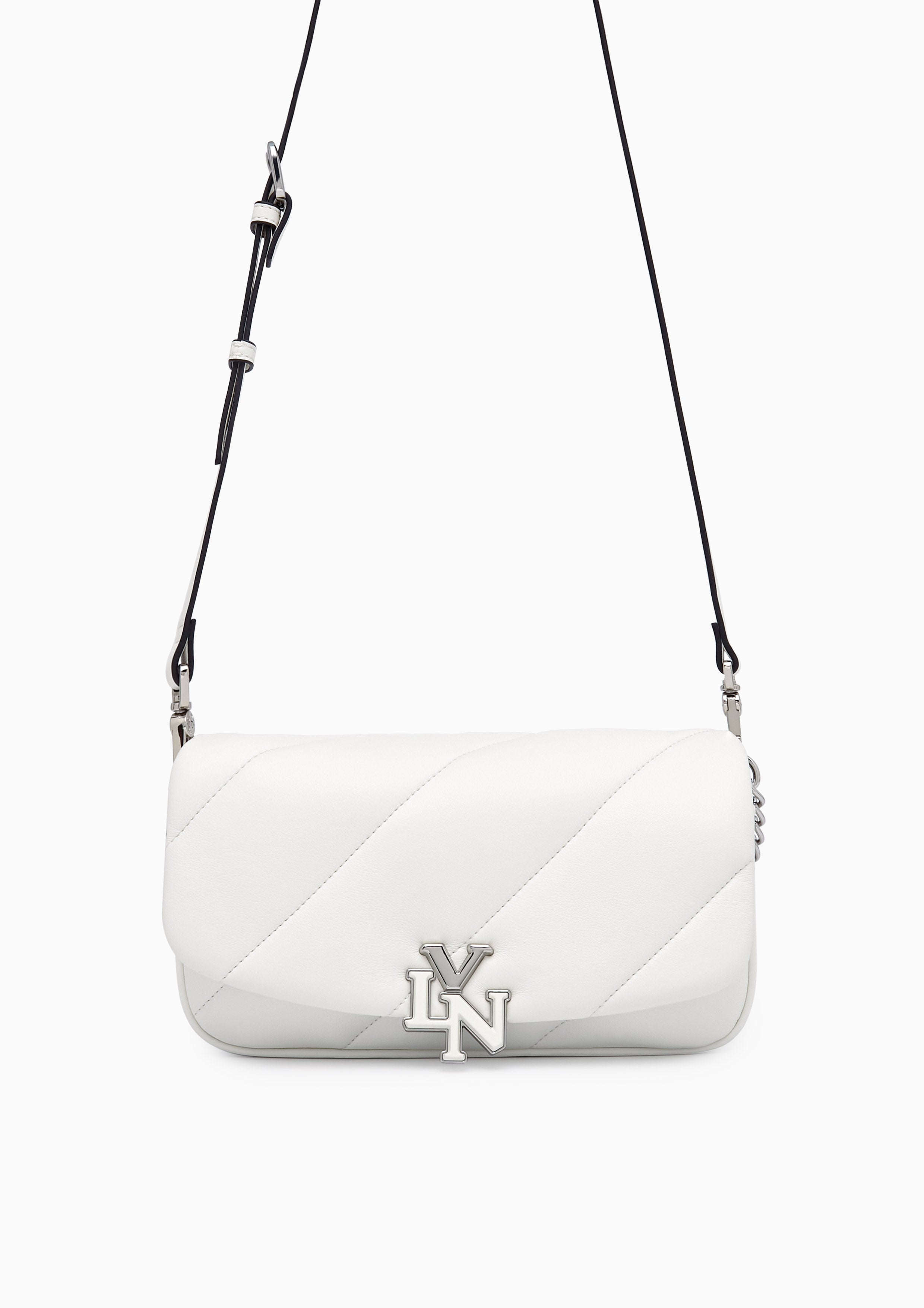 Amelia S Crossbody Bag - White