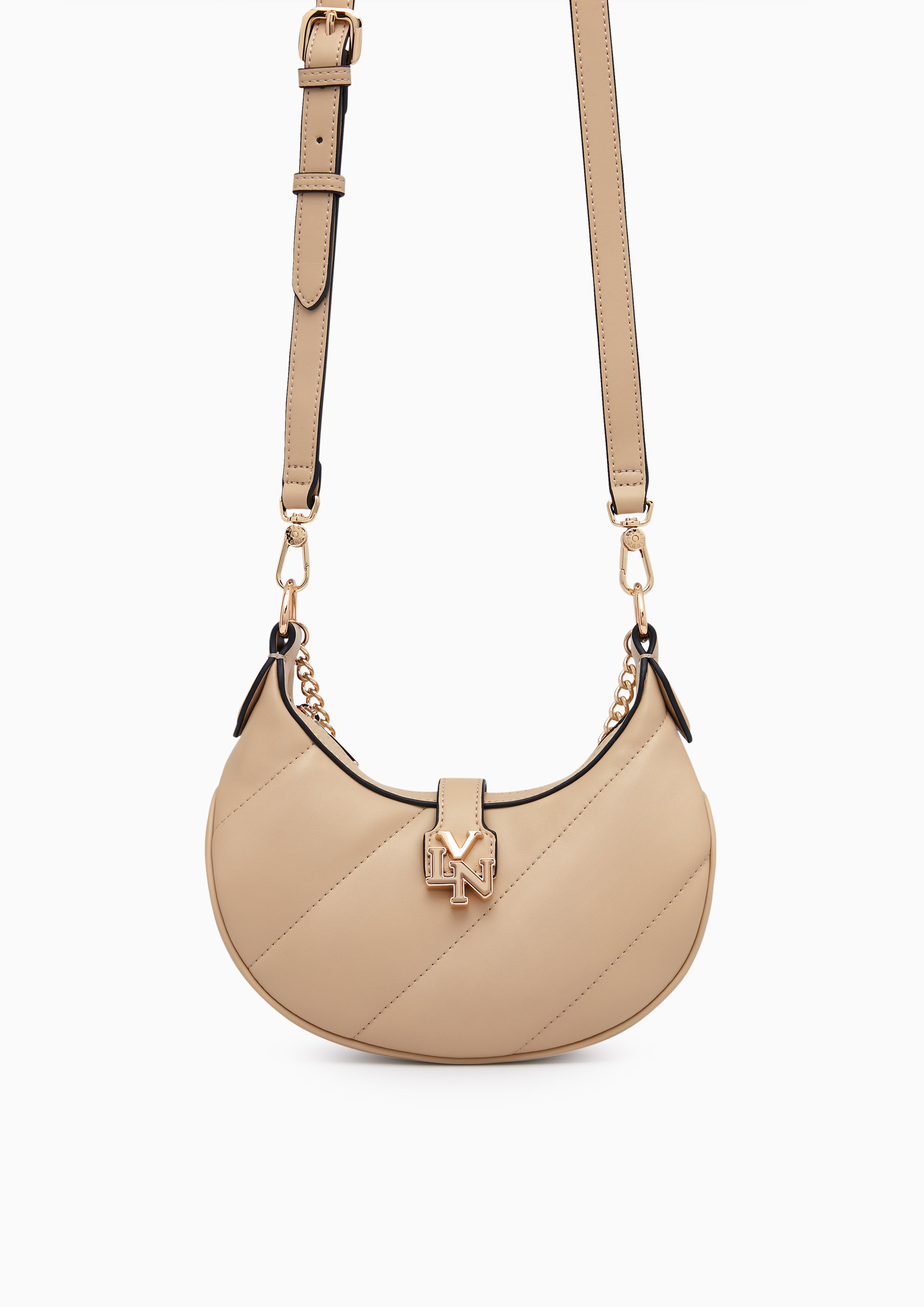 Amelia Mini Crossbody Bag - Beige