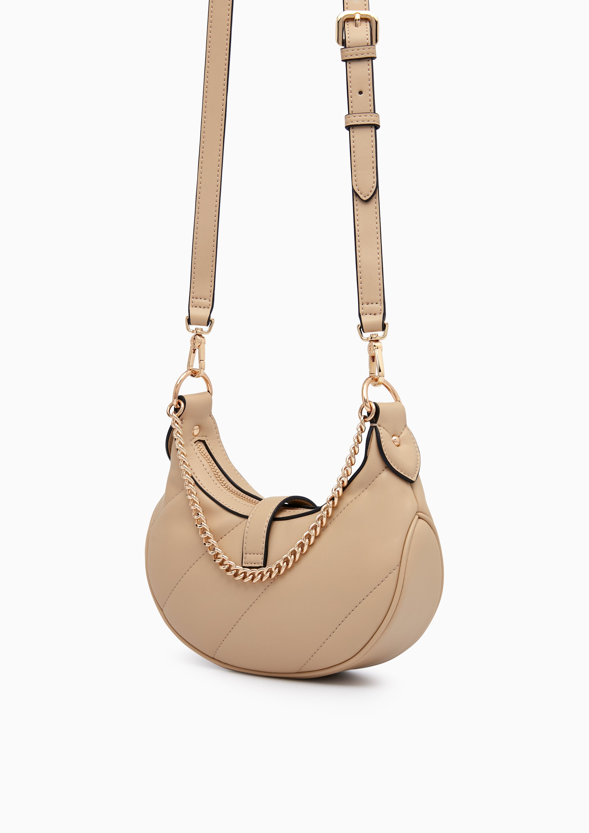 Amelia Mini Crossbody Bag - Beige