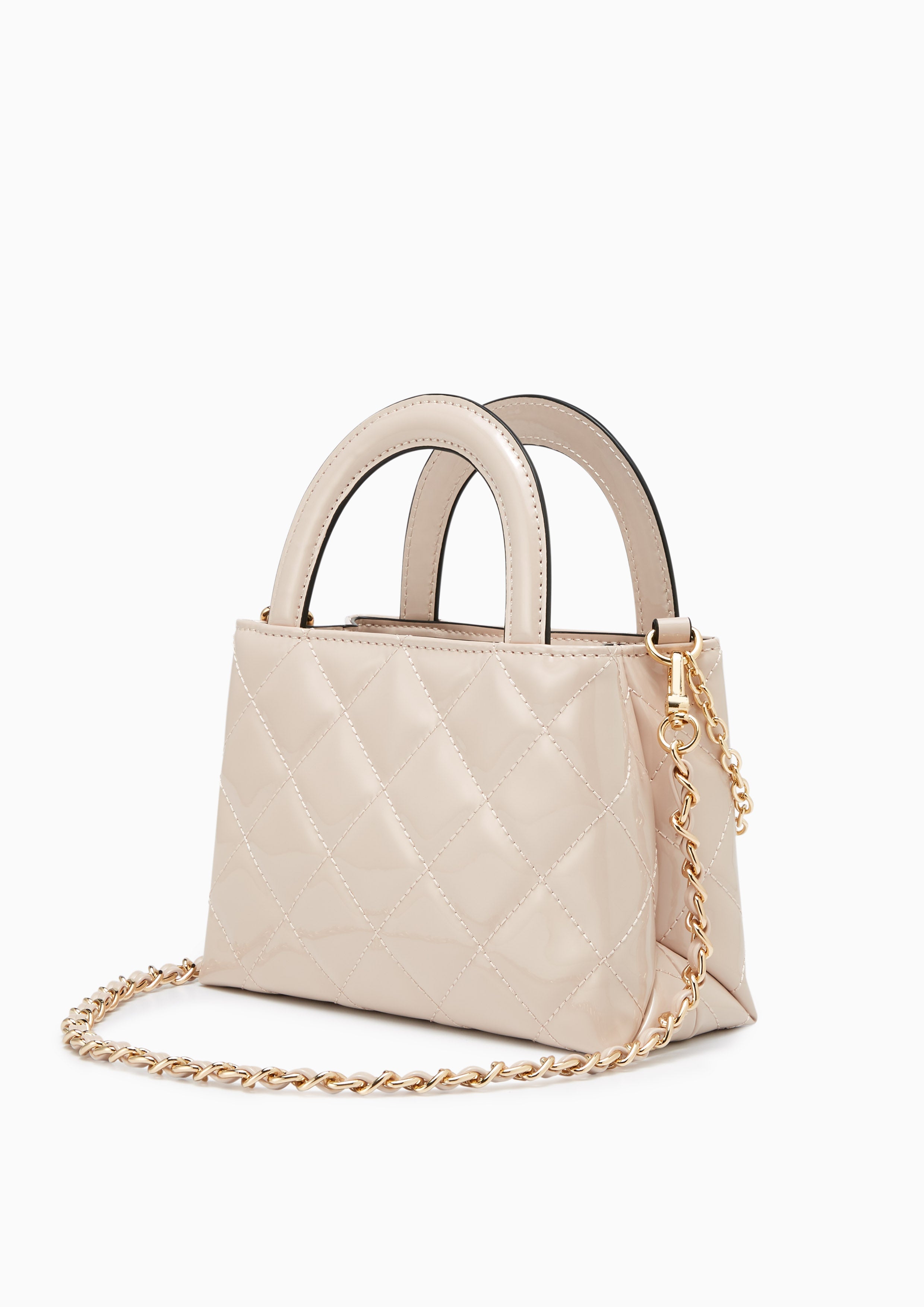 Antoinette Top Handle Handbag - Nude