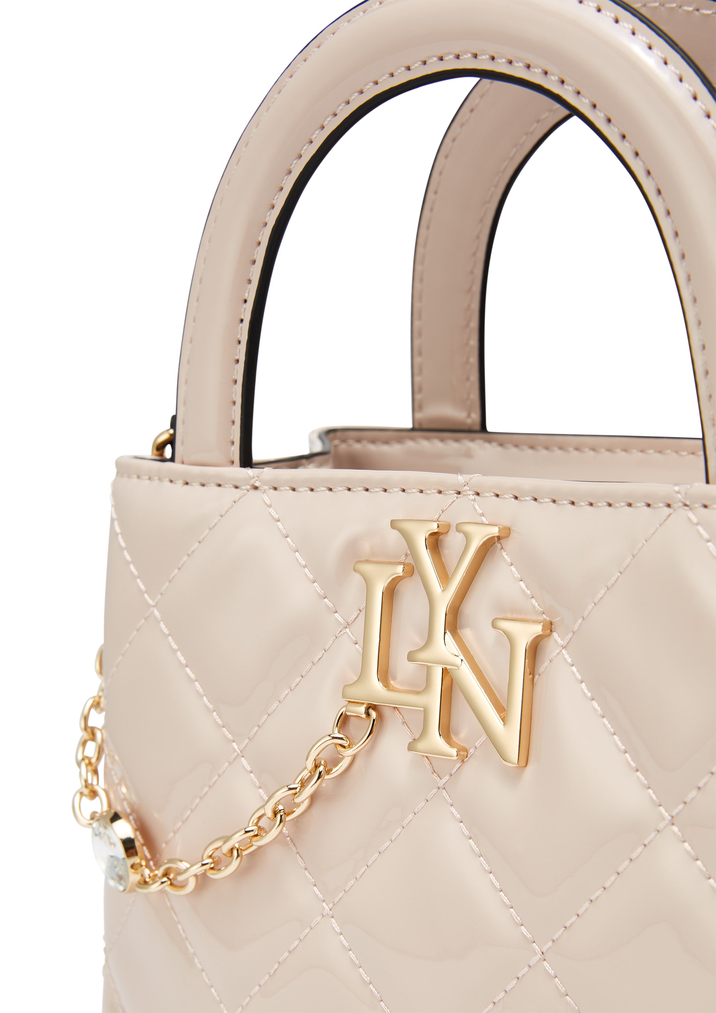 Antoinette Top Handle Handbag - Nude