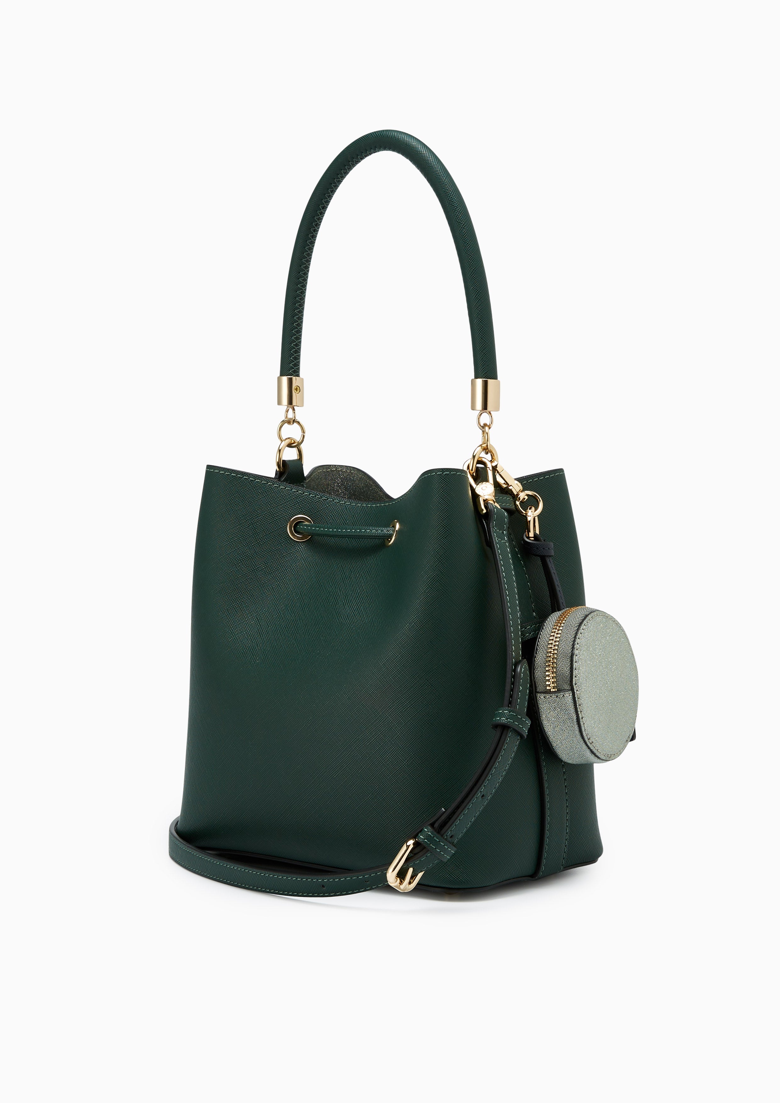 Gareth Party  Bucket Bag - Dark Green