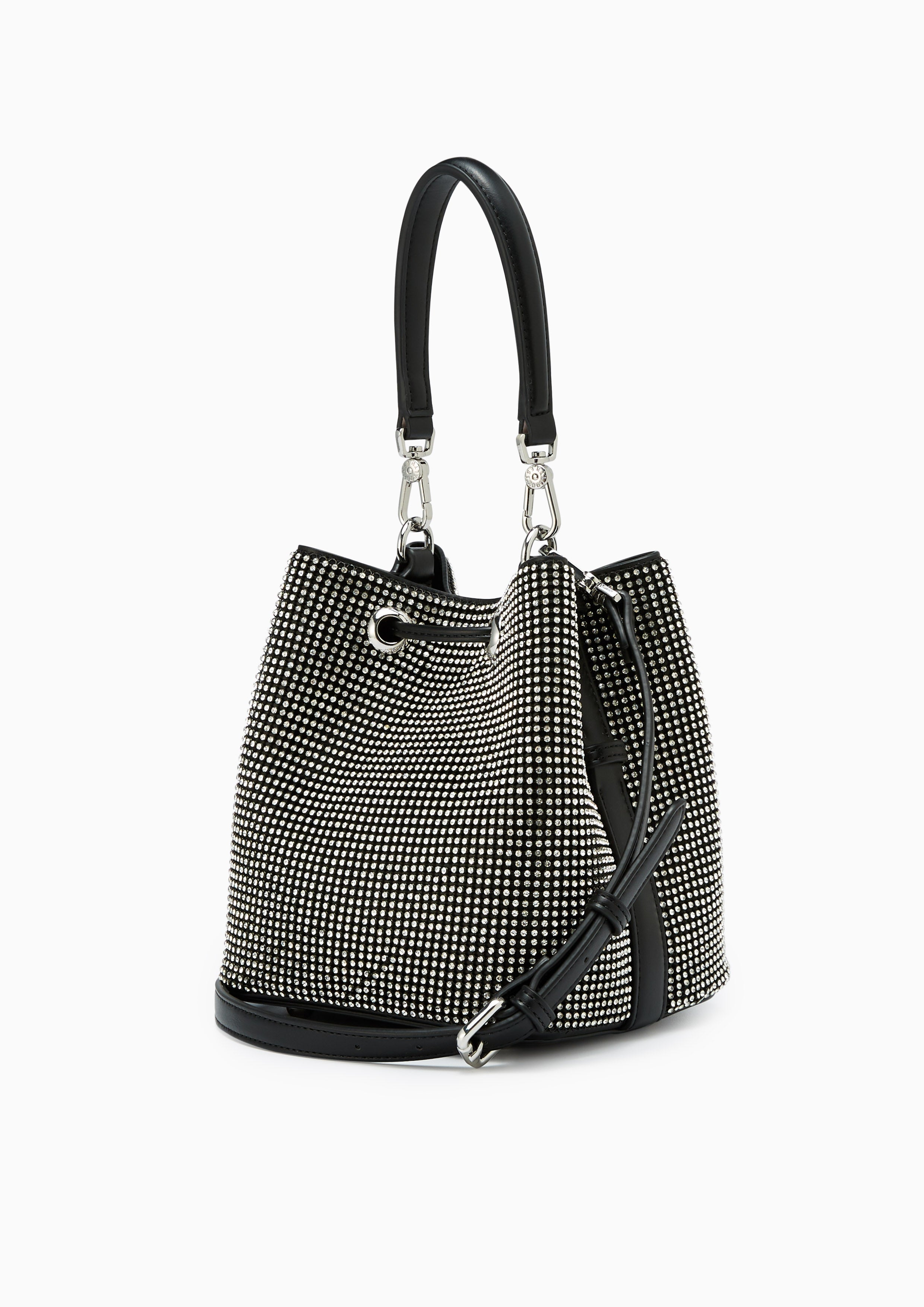 Gareth Crystal  S Bucket Bag - Black Variation 2