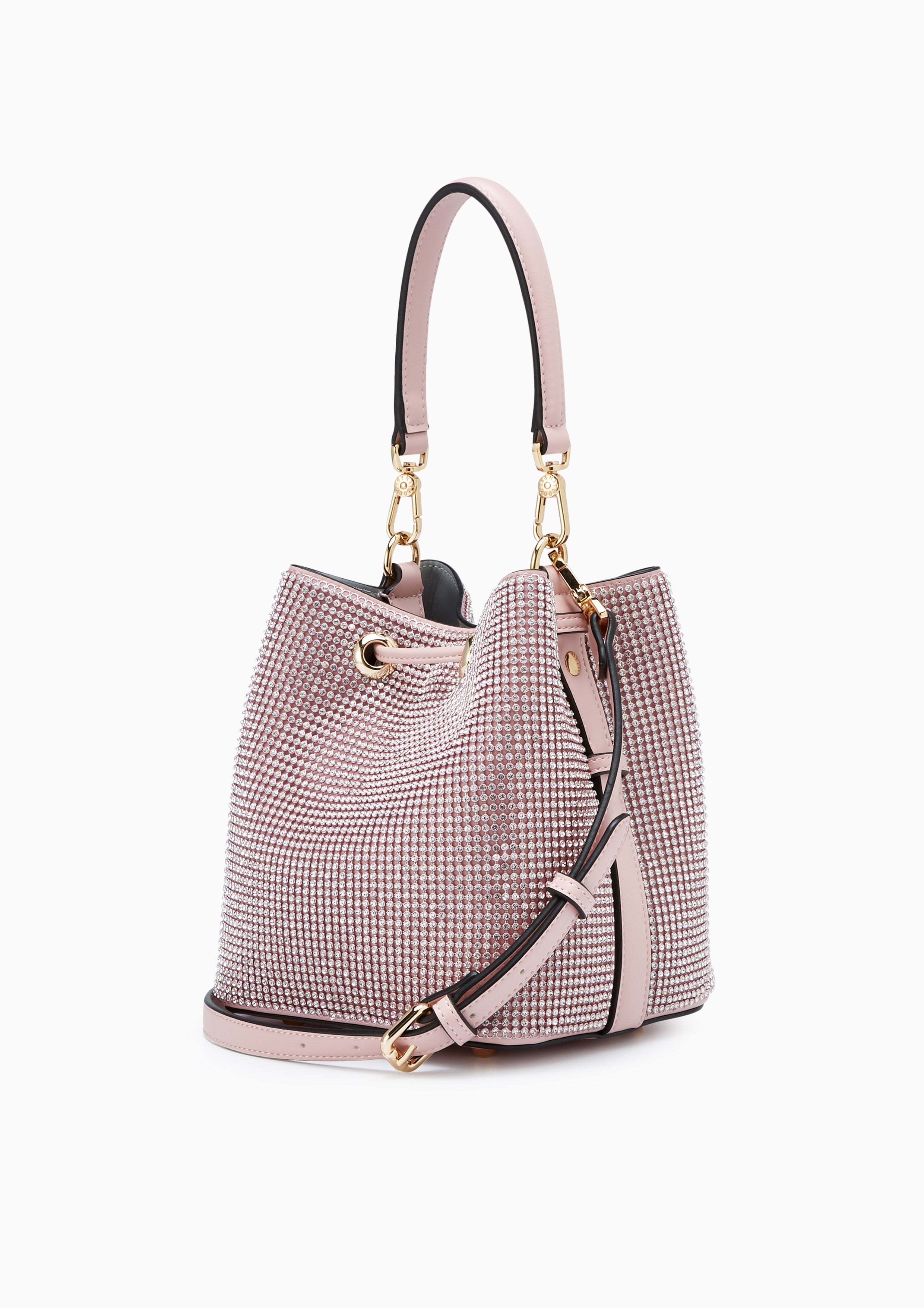 Gareth Crystal  S Bucket Bag - Pink Variation 2