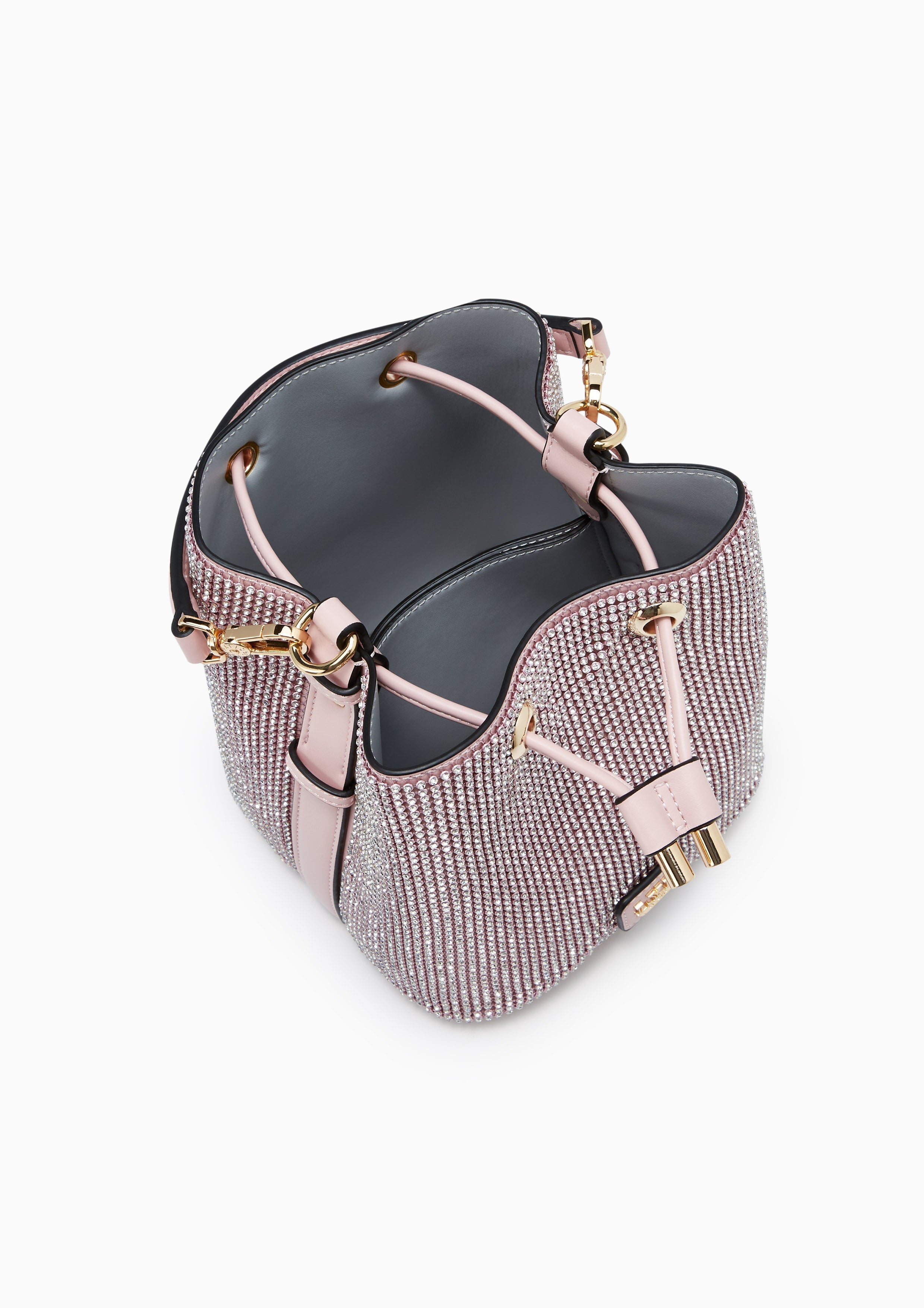 Gareth Crystal  S Bucket Bag - Pink Variation 2