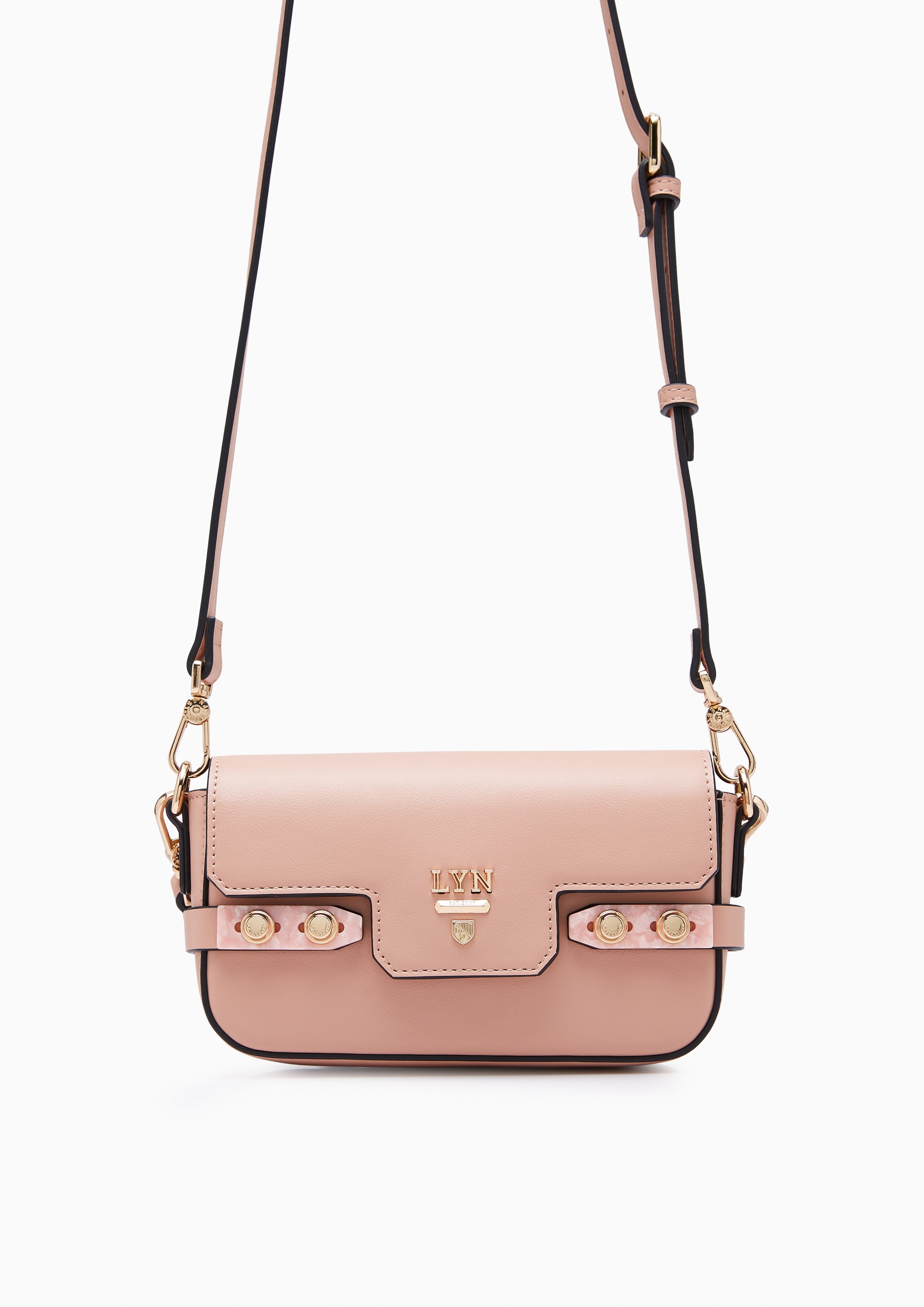 FINENESS MARBLE MINI CROSS CROSSBODY BAGS - LYN VN