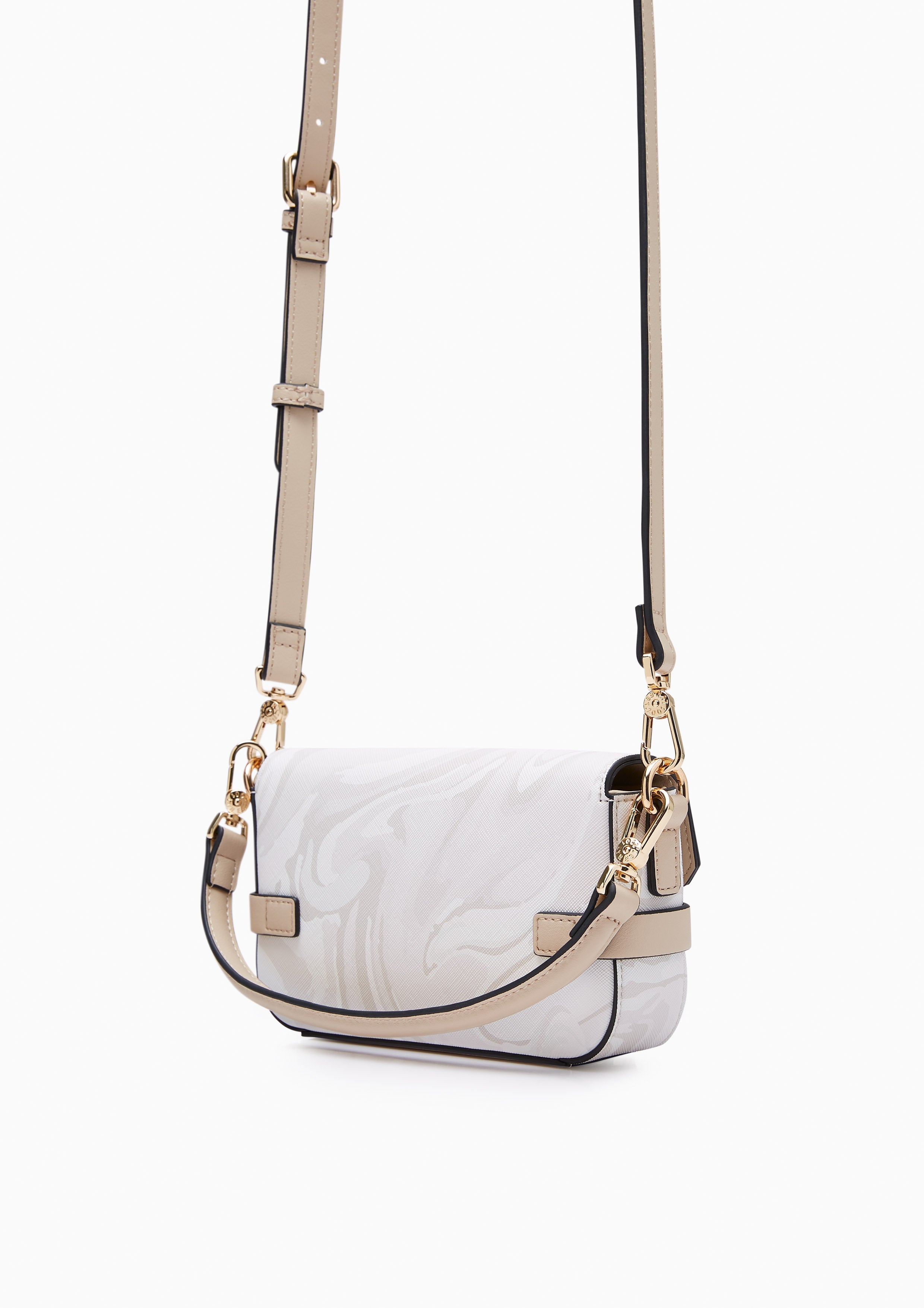 FINENESS MARBLE MINI CROSS CROSSBODY BAGS - LYN VN