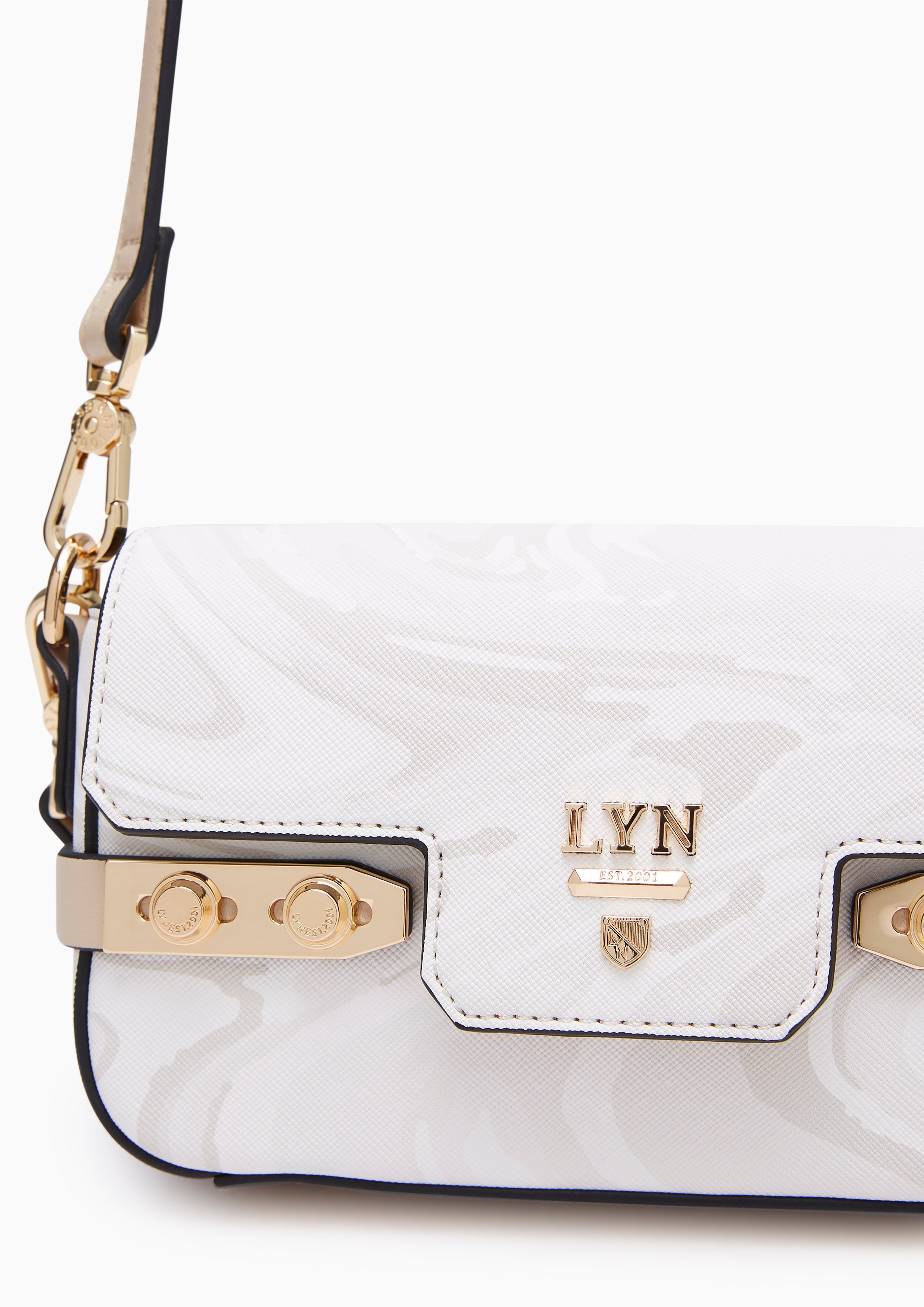 FINENESS MARBLE MINI CROSS CROSSBODY BAGS - LYN VN