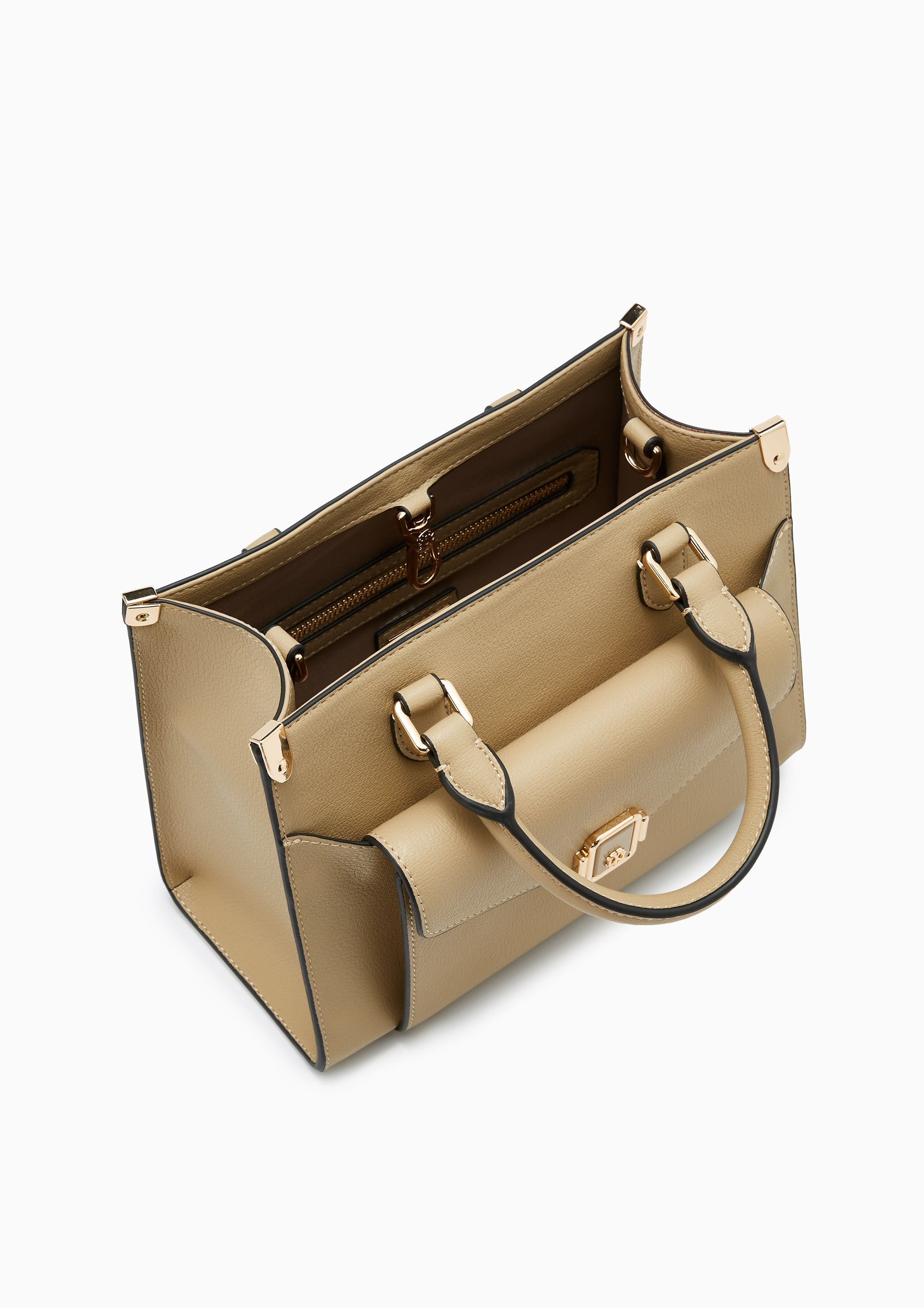 Vera L Handbags - Beige