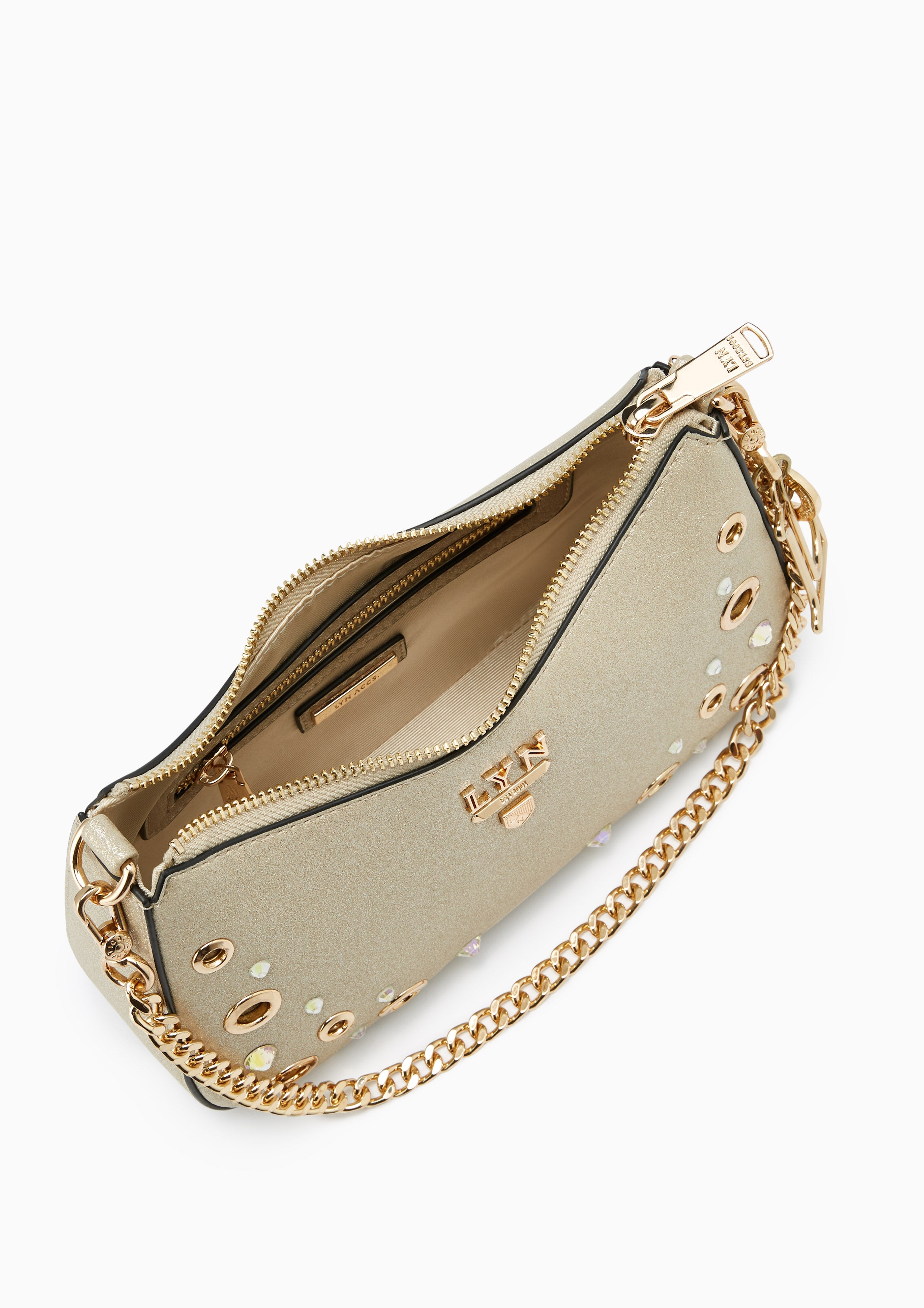 Tricia Granite S Shoulder Bag - Gold