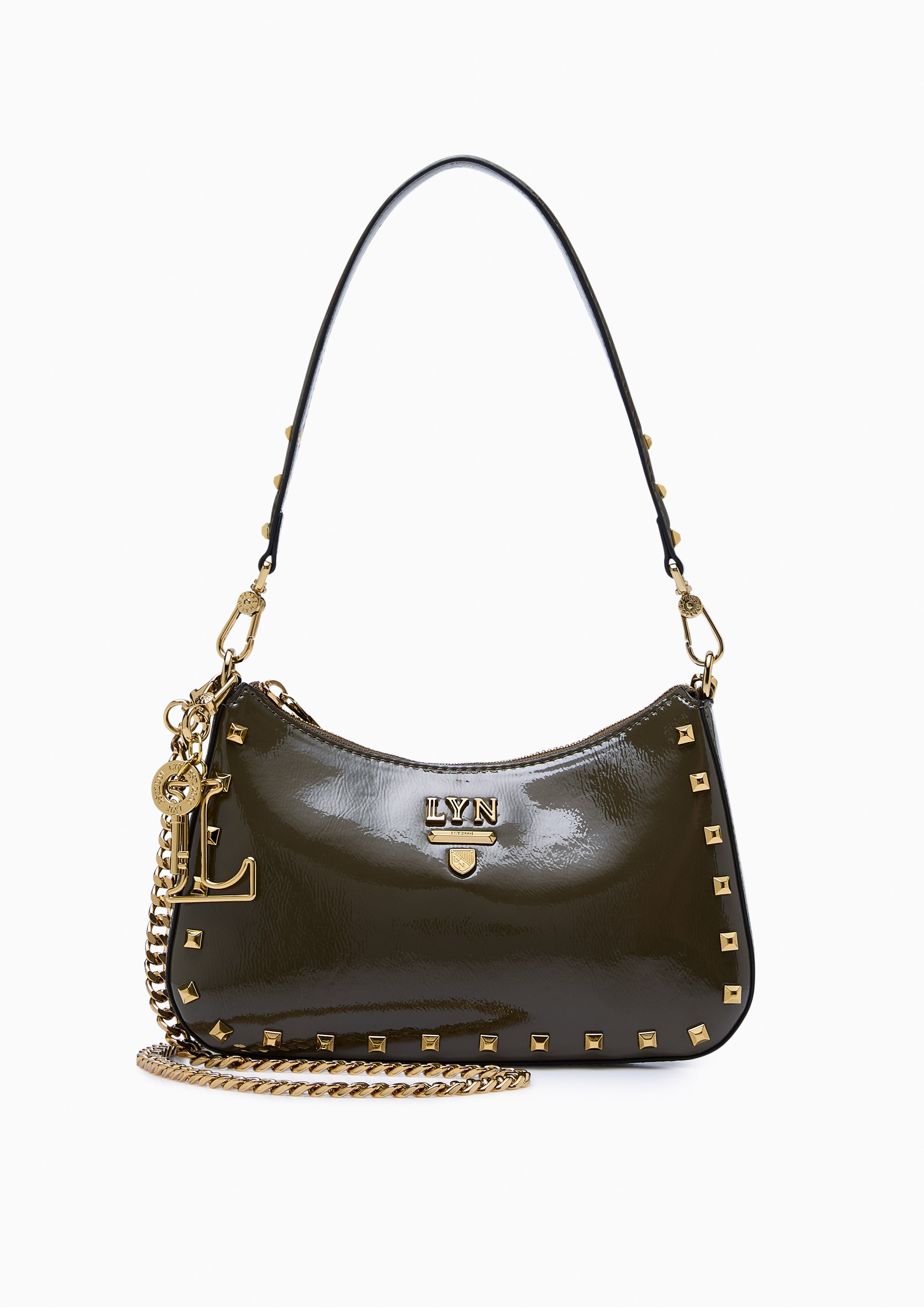 Tricia Rocky  Shoulder Bag - Dark Green