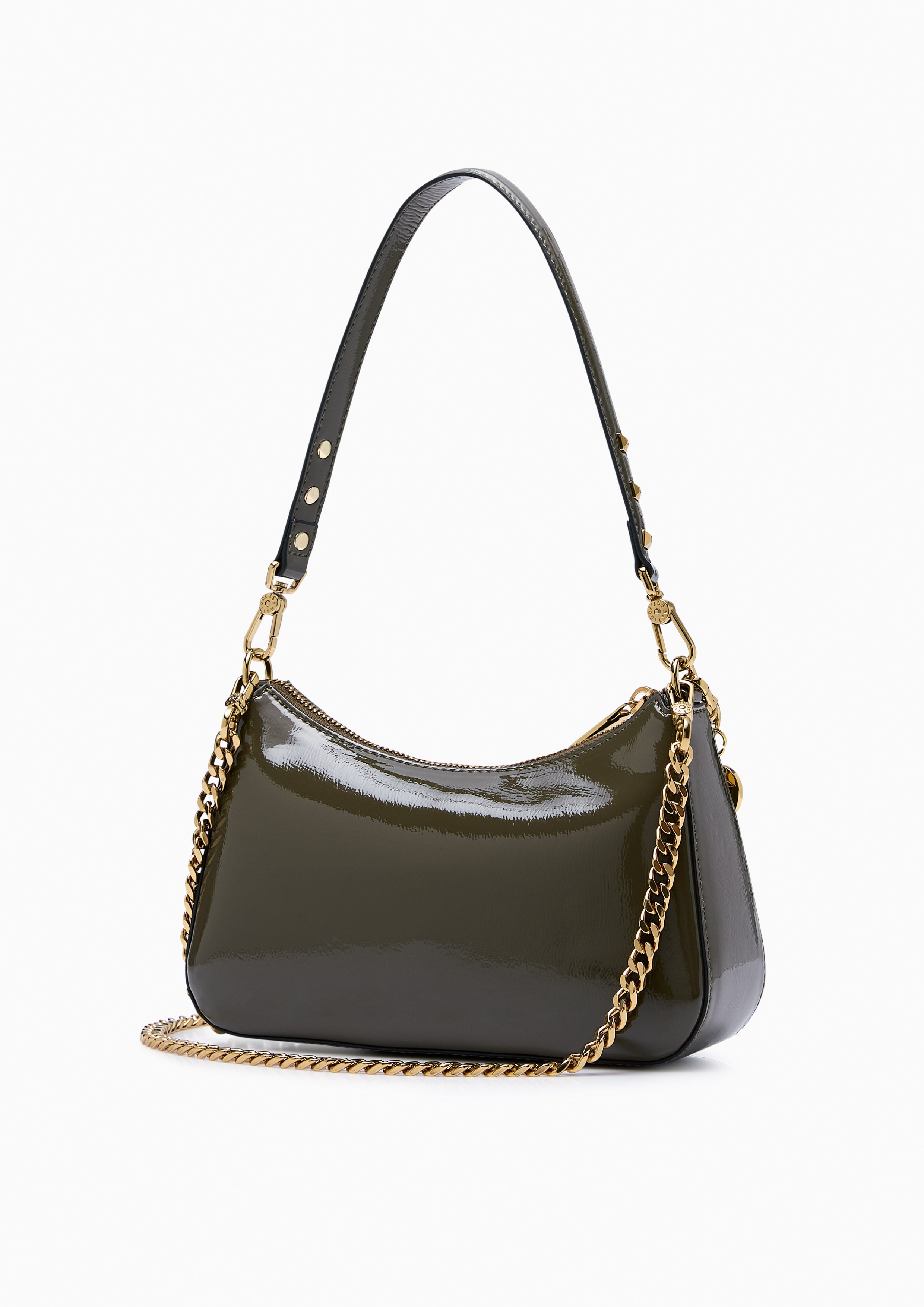 Tricia Rocky  Shoulder Bag - Dark Green