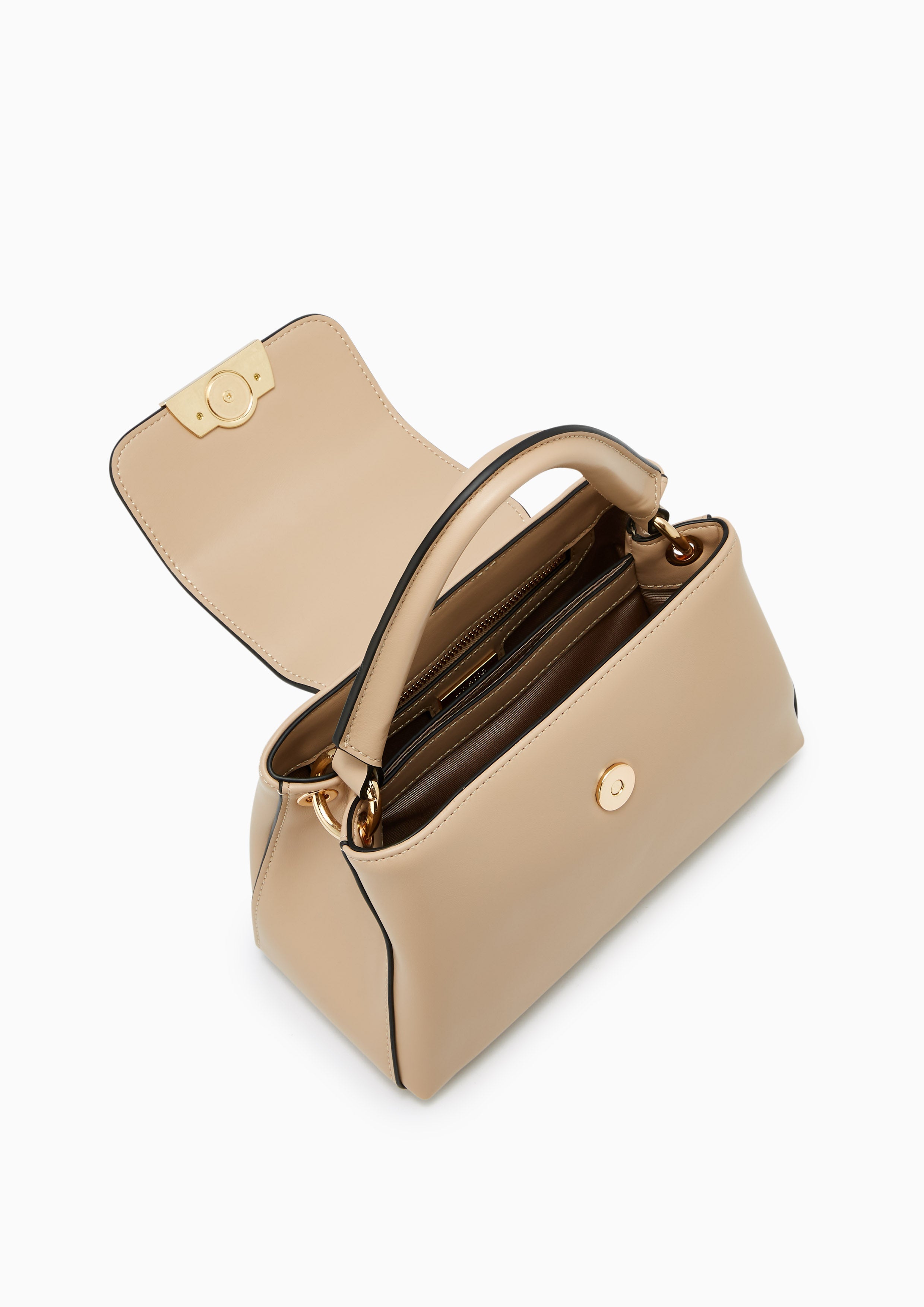 Avenue Top Handle S Handbags - Beige