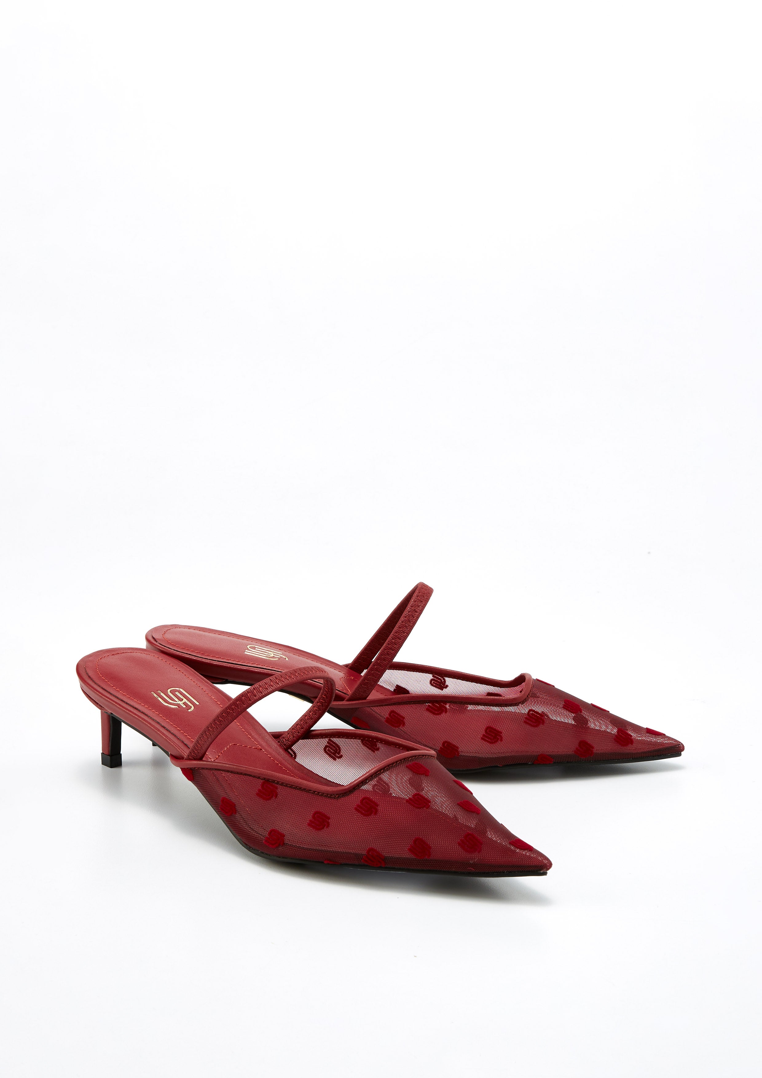 Lyn Infinite Cast Heels - Dark Red