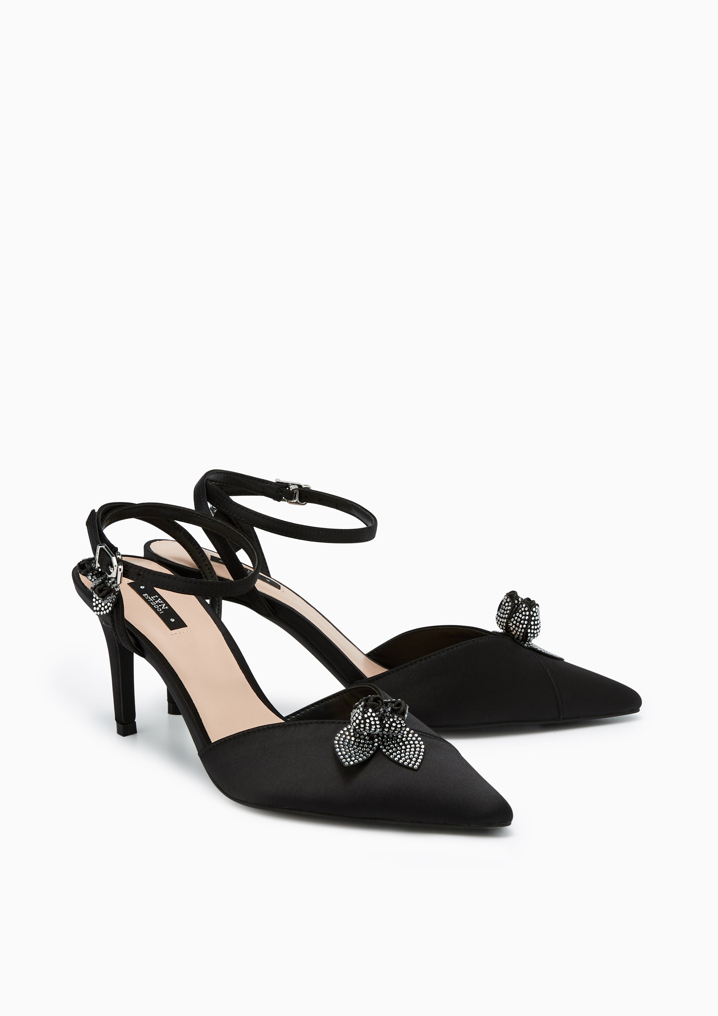 Party Rose Heels - Black