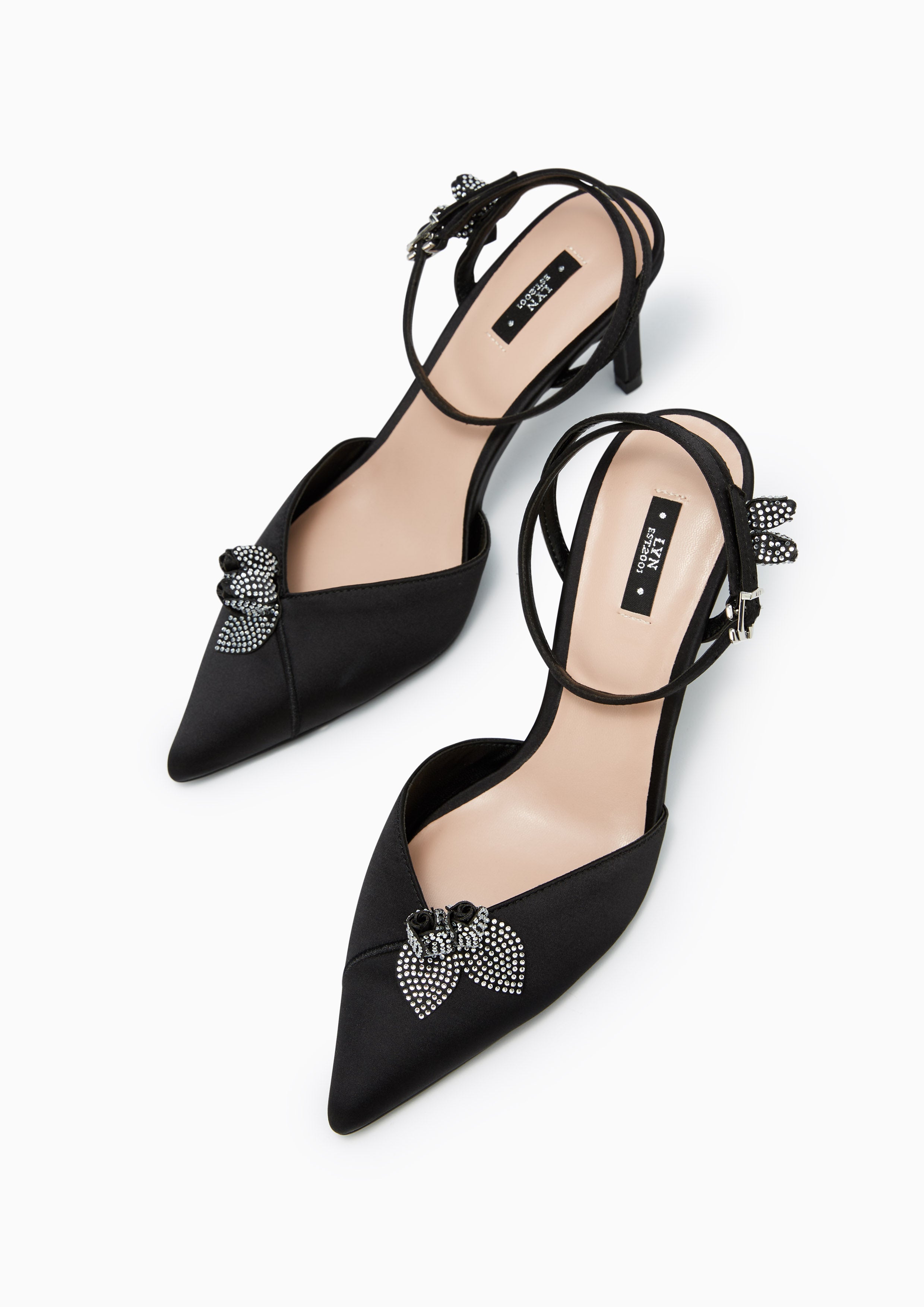 Party Rose Heels - Black