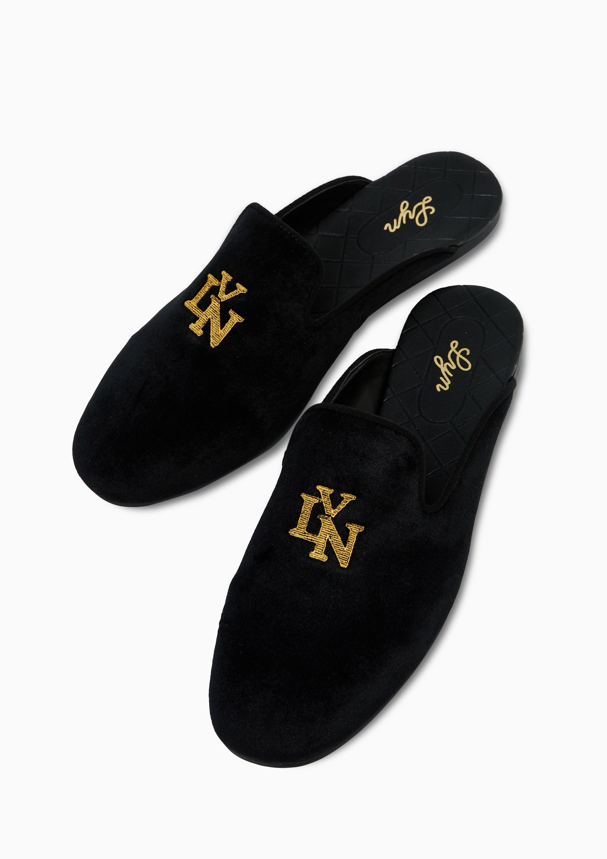 Goldie Slipper  - Black